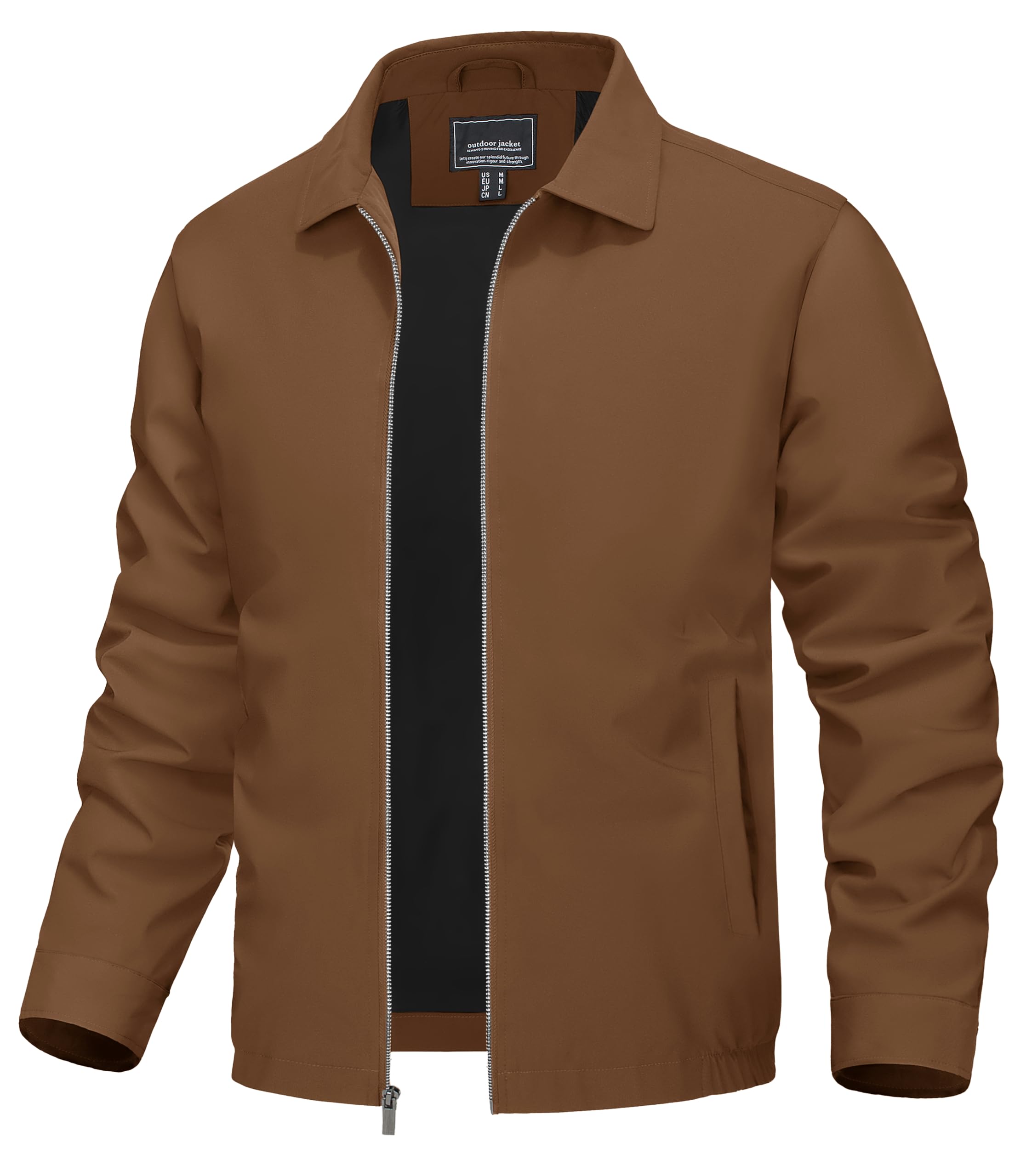 TACVASEN Men's Lightweight Jacket Fall Water-repellent Windbreaker Jackets