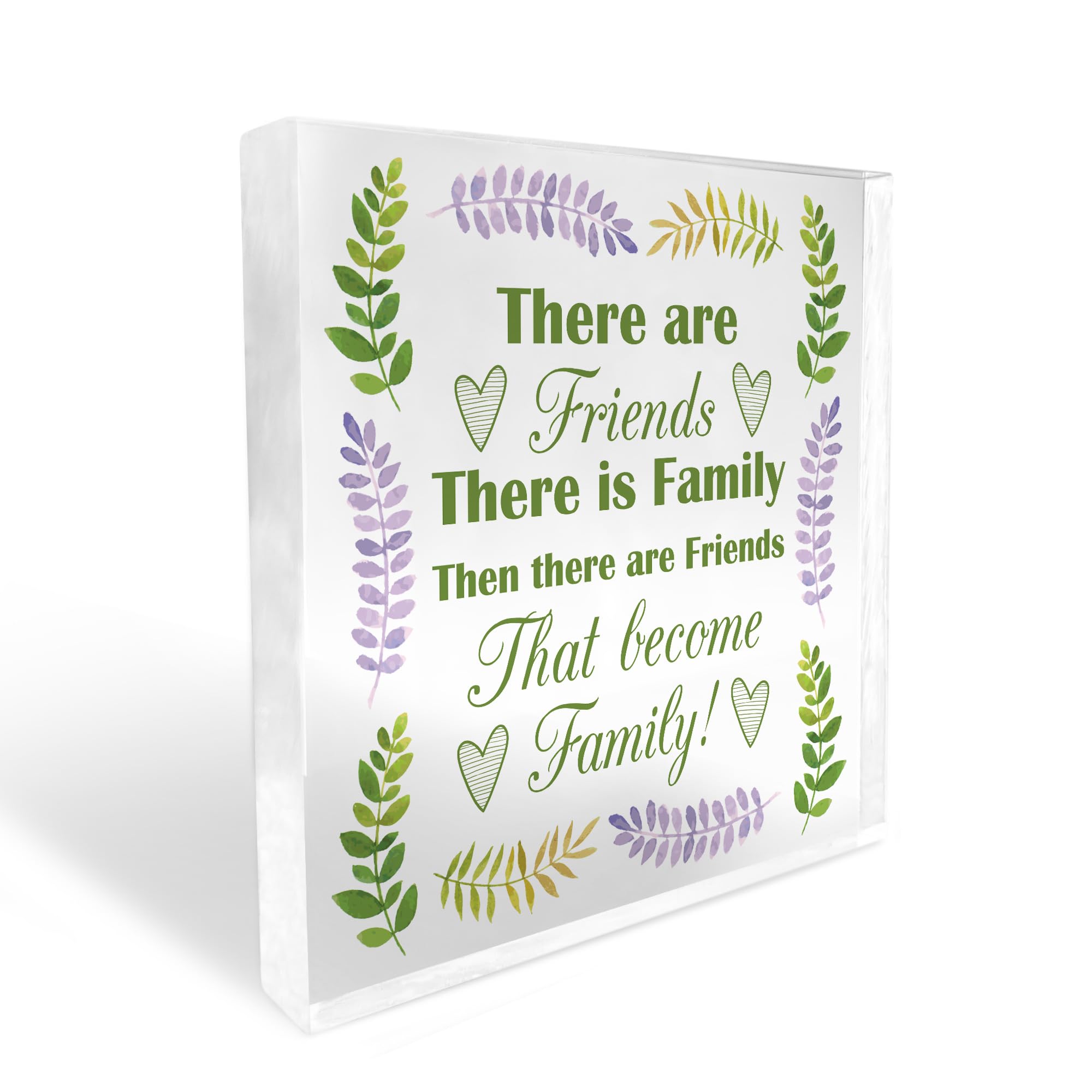 Red Ocean Gifts for Friends Acrylic Plaque Best Friend Christmas Birthday Gifts for Women Special Friend Gifts Gifts for Her Sister Friendship Gifts for Women