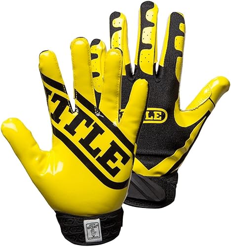 Miniatura 9 de Battle Sports Ultra-Stick Wide Receiver Football Gloves - Adult & Youth Football Gloves