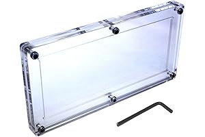 Acrylic Single US Bank Note Frame Plastic Money Holder Currency Display Dollar Bill Slab Case