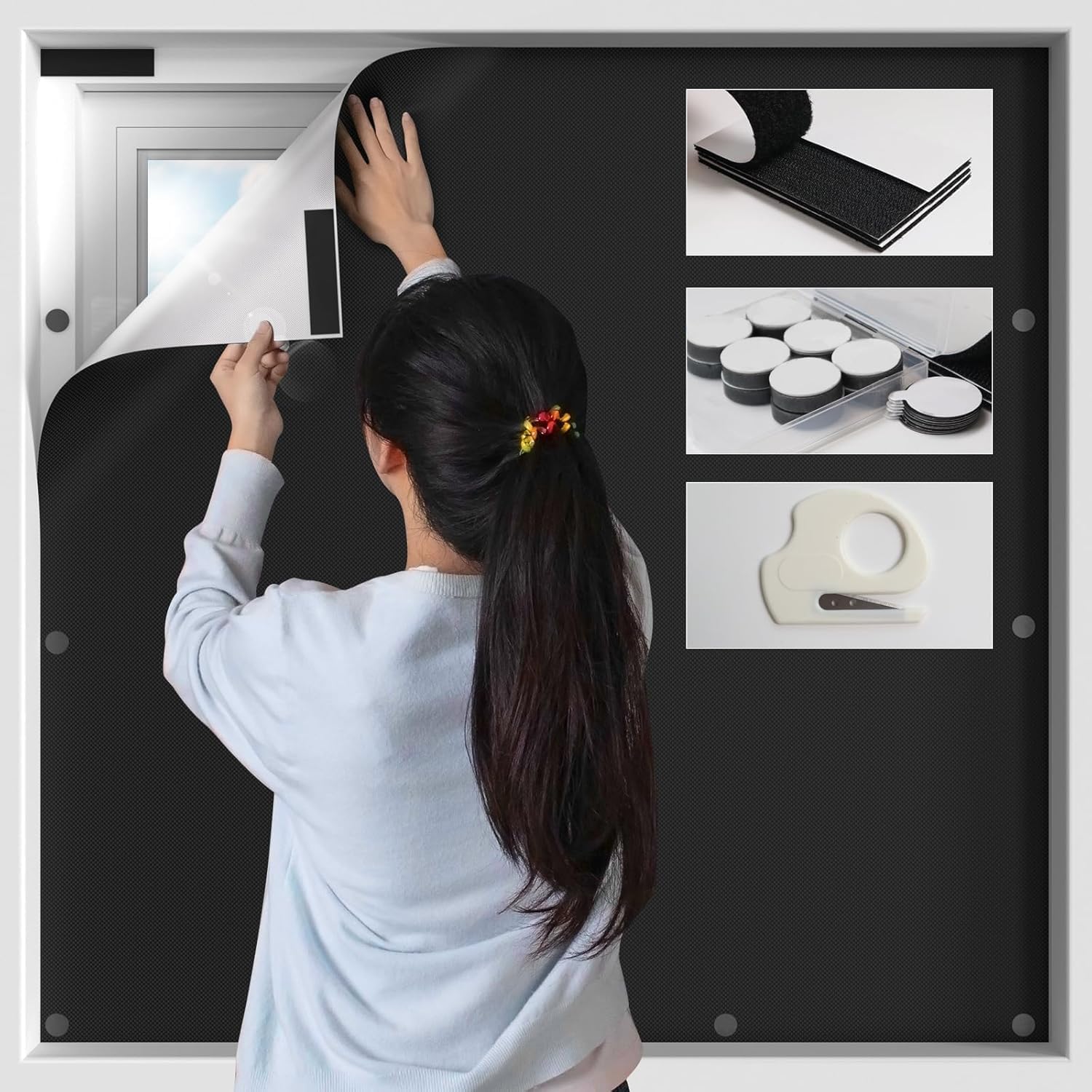 Amazon.com: BKSAI 100% Blackout Curtains for Bedroom, Magnetic