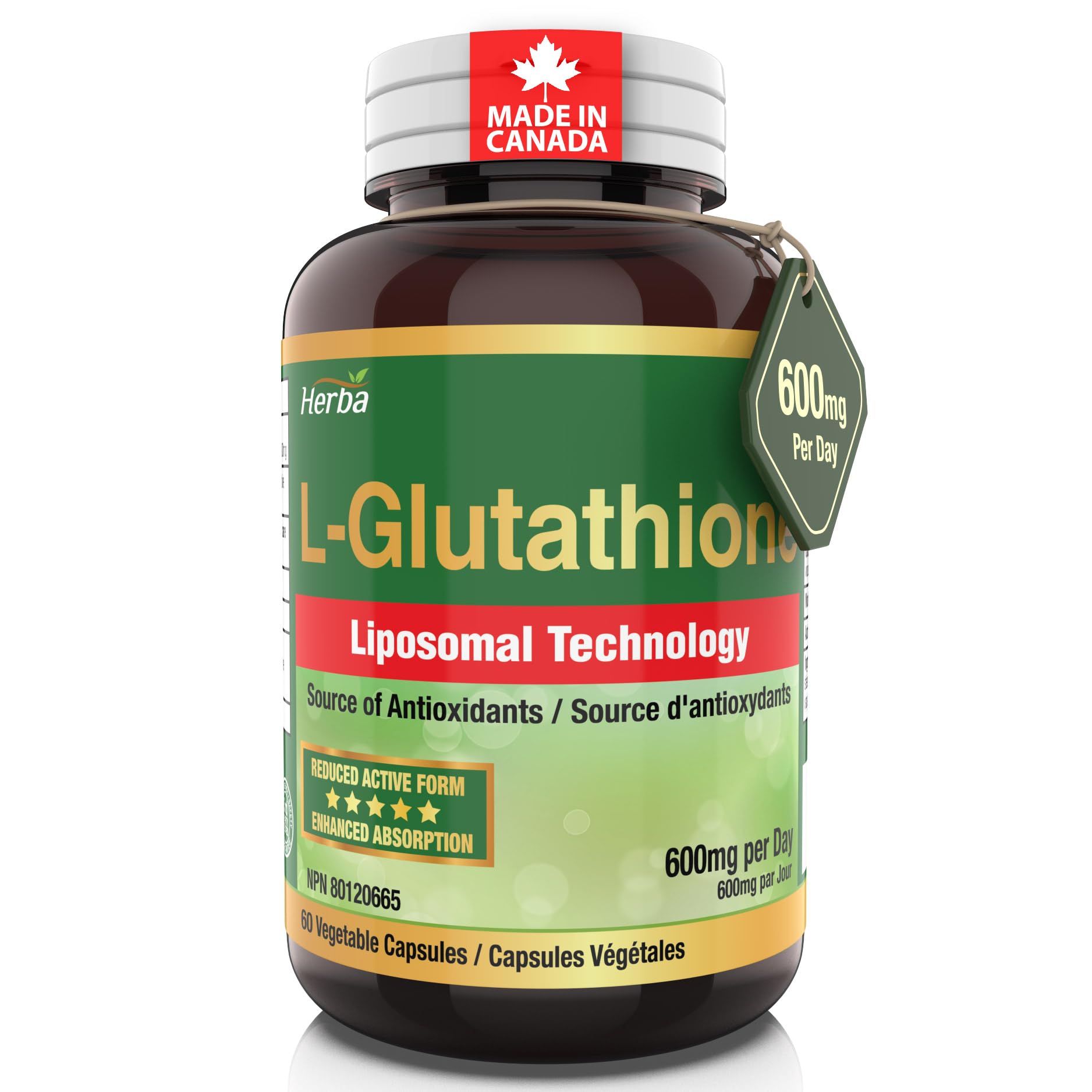 how much liposomal glutathione per day Liposomal Glutathione main image 1