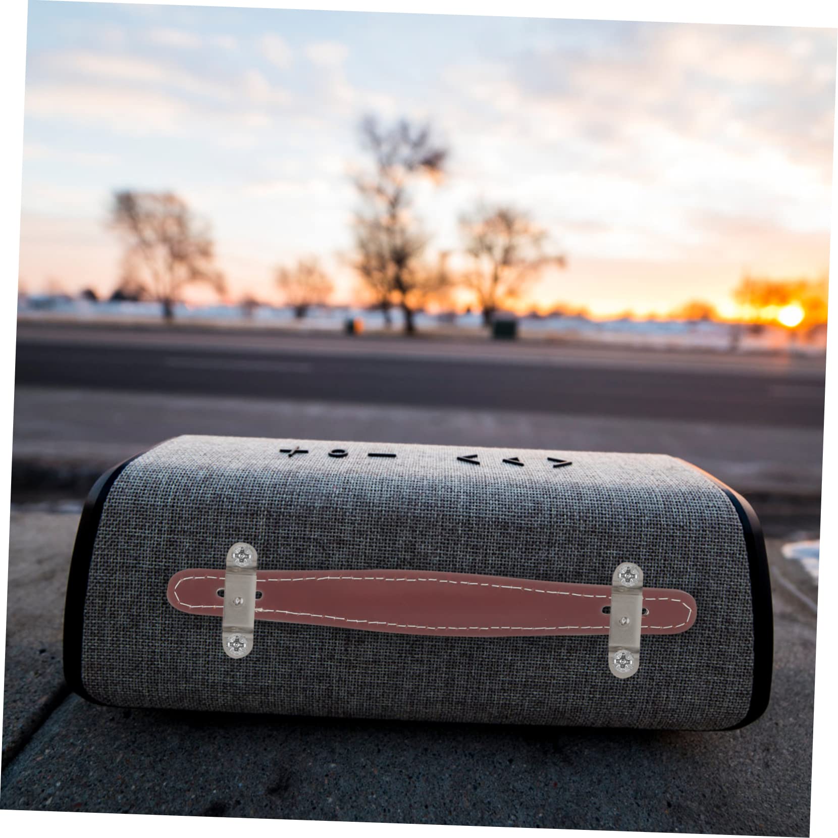 OSALADI 2sets Guitar Amplifier Handle Fine Workmanship Pull Strap for Easy Carrying and Storage for Home Audio and Outdoor Design