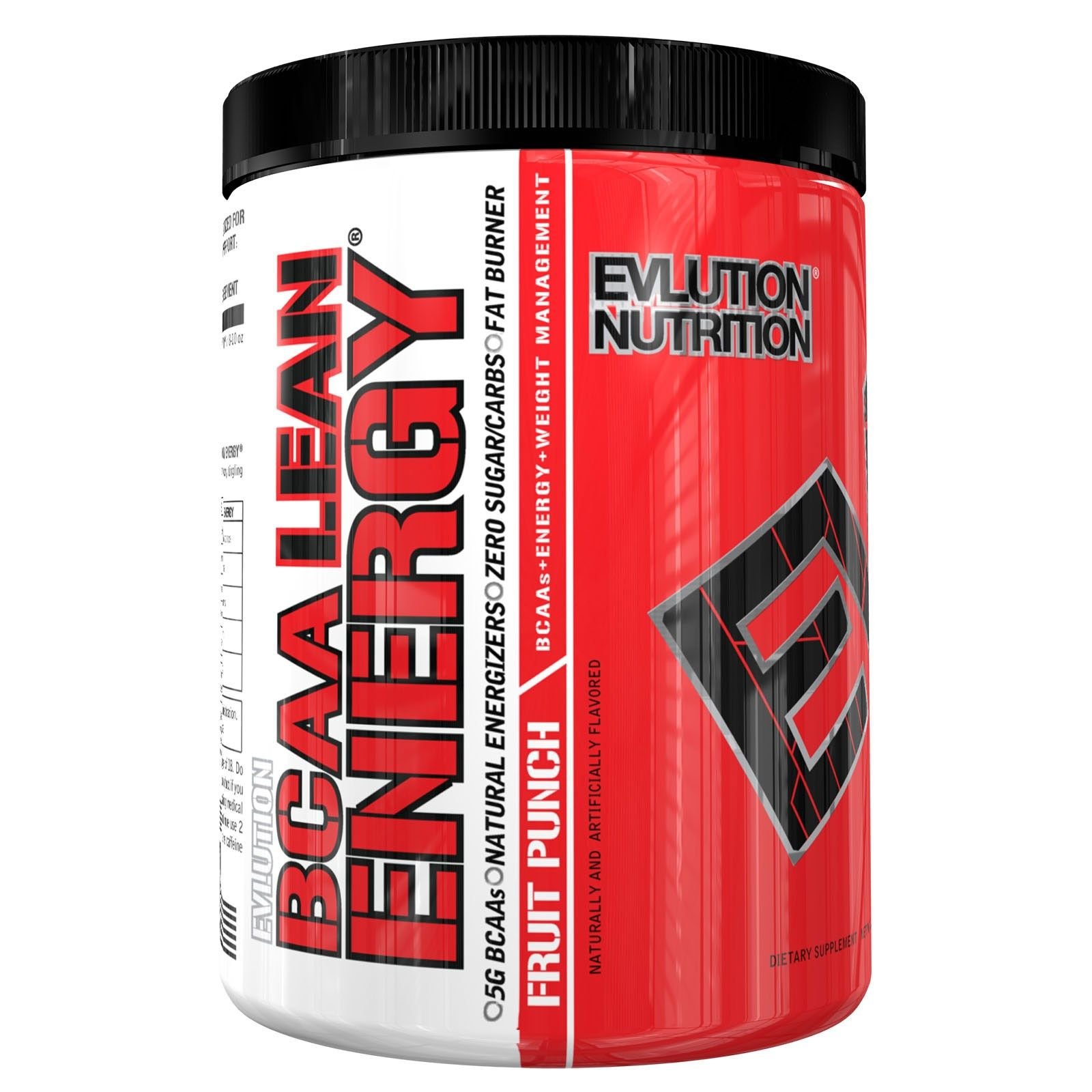 EvlutionNutrition BCAA Lean Energy, Fruit Punch, 321g