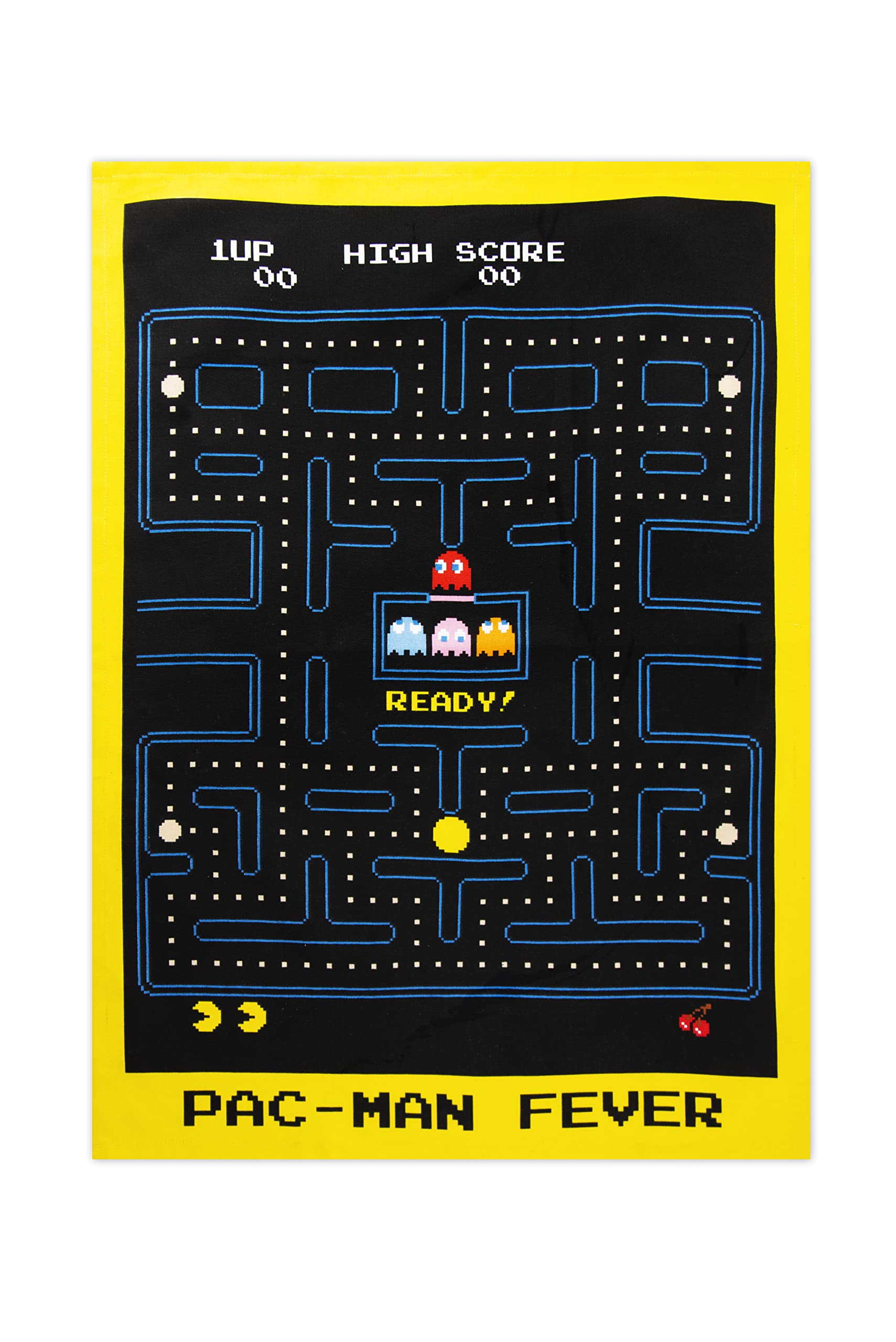 Excelsa Pacman Kitchen Towel 100% Cotton, Cm. 70 x 50, With Hole