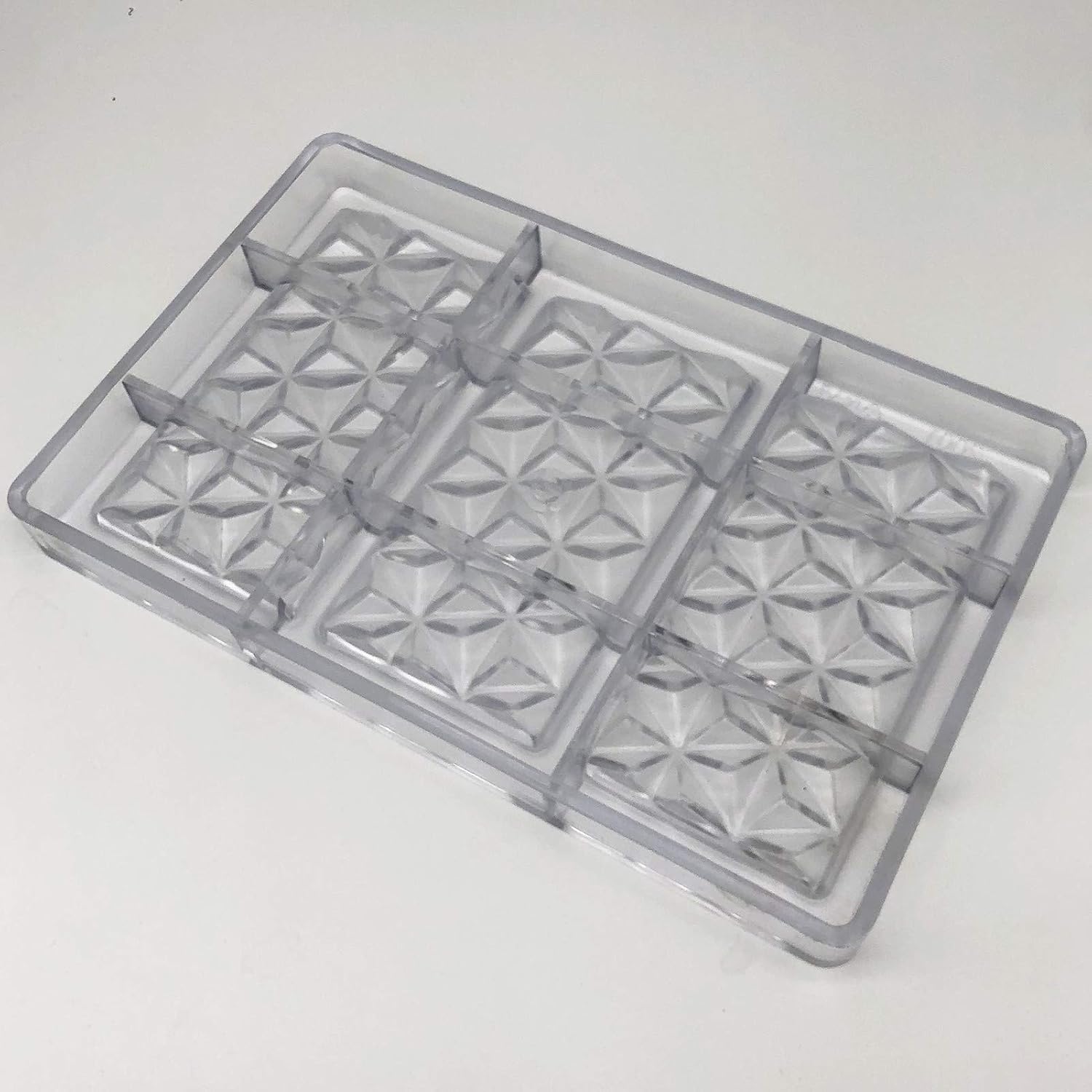 Goldbaking Polycarbonate Pyramidal Bar Chcoolate Mold Large Poly-carbonate Candy Mould, 2001, 27.5*17.5*2.4cm - Image 4
