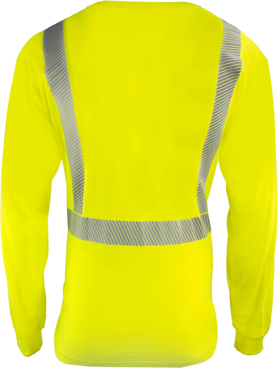 Ironwear 1209FR Flame Retardant Hi-Visibility Long Sleeve T-Shirt | Segmented Reflective Tape | 6 Cal/cm2 | ANSI Class 2 - Image 2