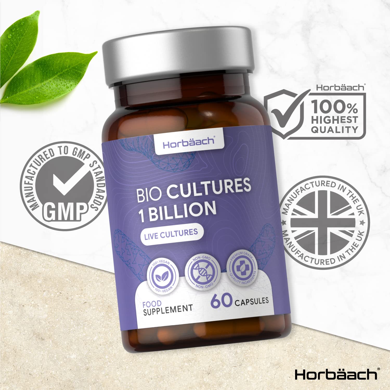 Buy Probiotic 1 Billion CFU 60 Vegan Capsules MultiStrain
