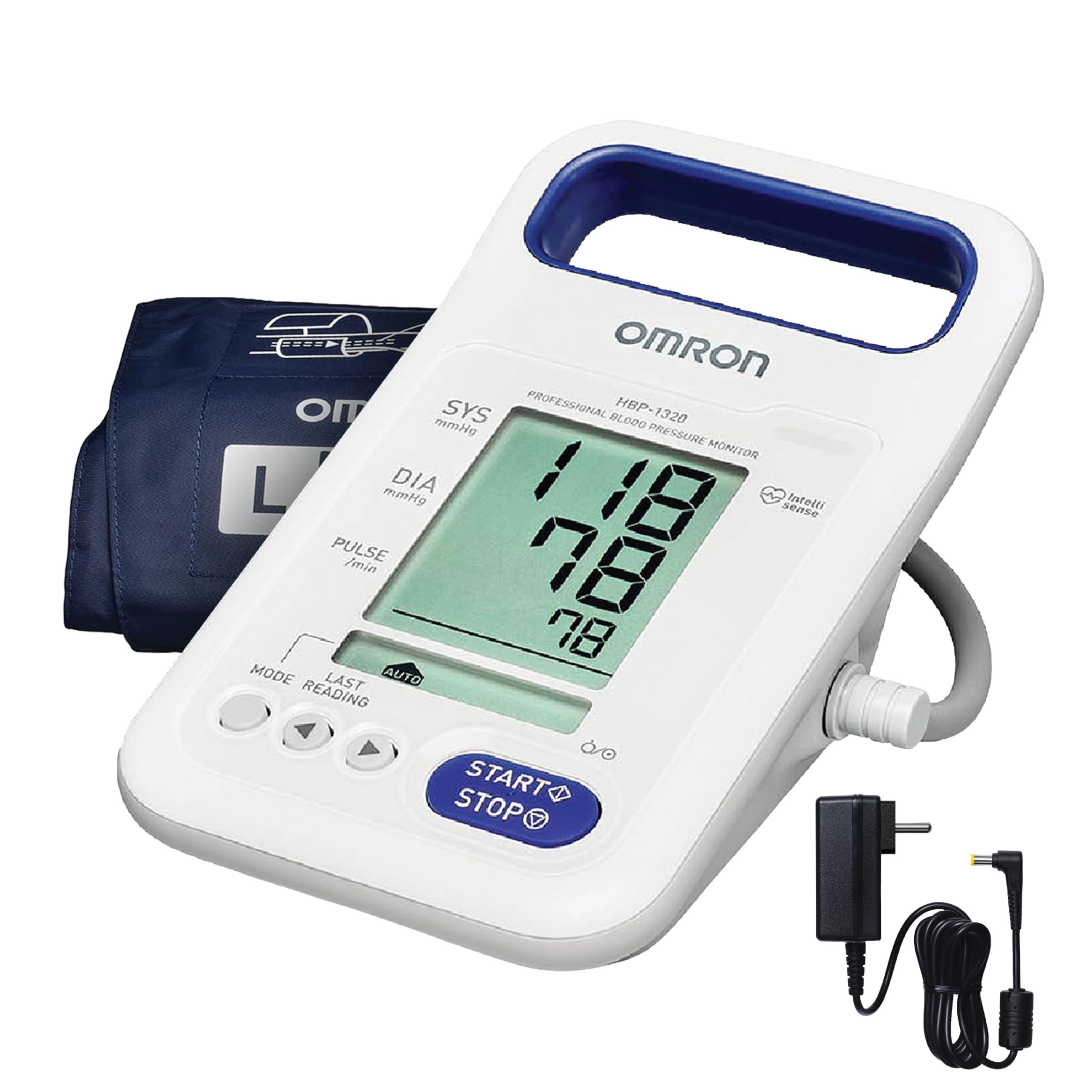 Omron HBP-1320 Arm Blood Pressure Monitor, White-picture-17