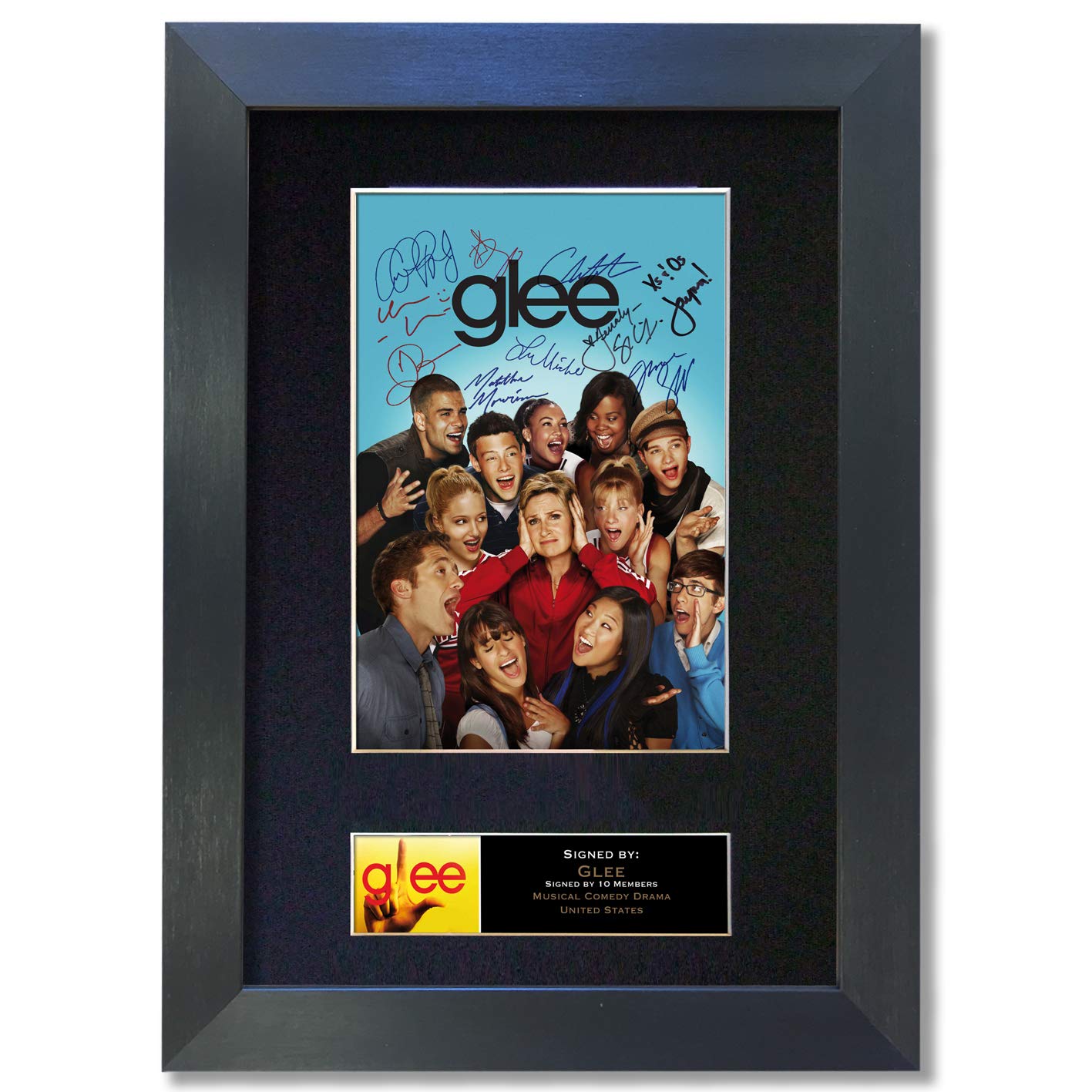 Glee Gold,Black Tv Show Signed Reproduction Autograph Mounted Photo Quality Print A4#118