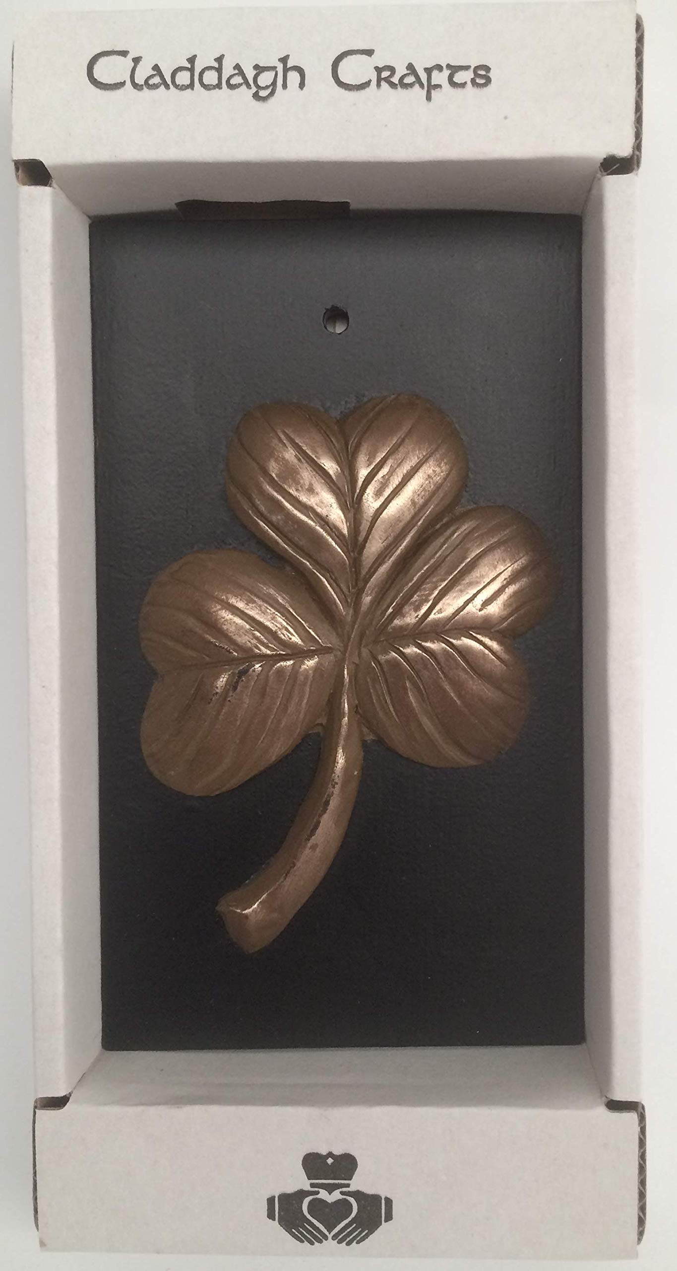 Claddagh Crafts Bronze Shamrock Plaque (Small)