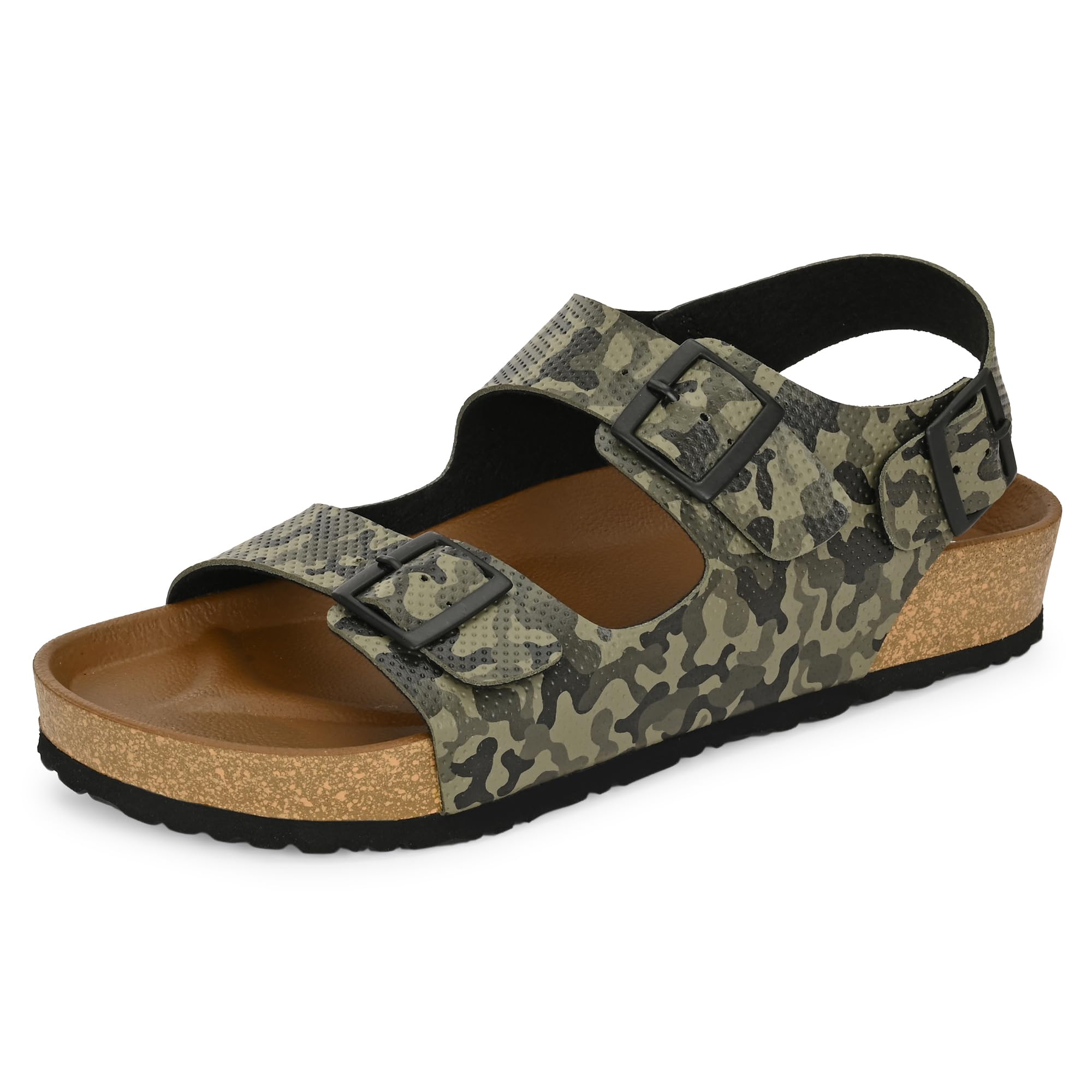 centrino Men’s Berkin-Style Slip-On Sandals | Open Toe Design | Soft PU Footbed | Lightweight & Comfortable | Arch Support | On-Grip Sole | Casual Outdoor Wear (9215)-picture-33