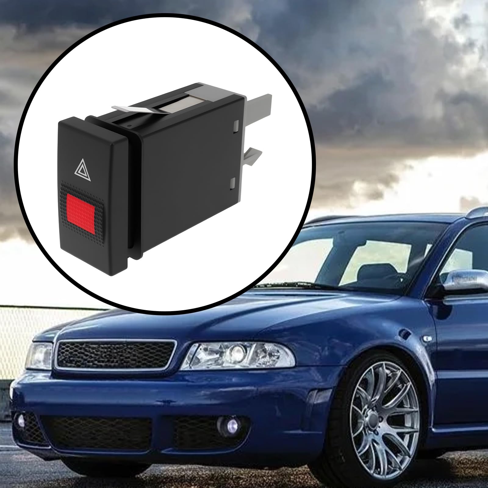 The Lord of the Tools Interruttore spia di pericolo auto 8D0941509D compatibile con Audi A4 AVANT B5 8D2 8D5 1994-2000