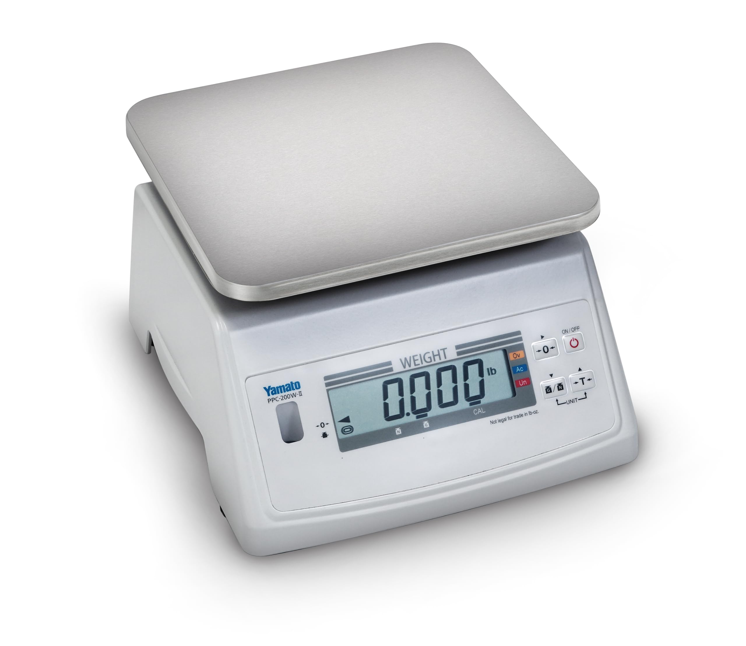 Yamato PPC-200W-II-40, Upgraded PPC Series Washdown Portion Control Scale, 40lb x 0.02lb, NTEP