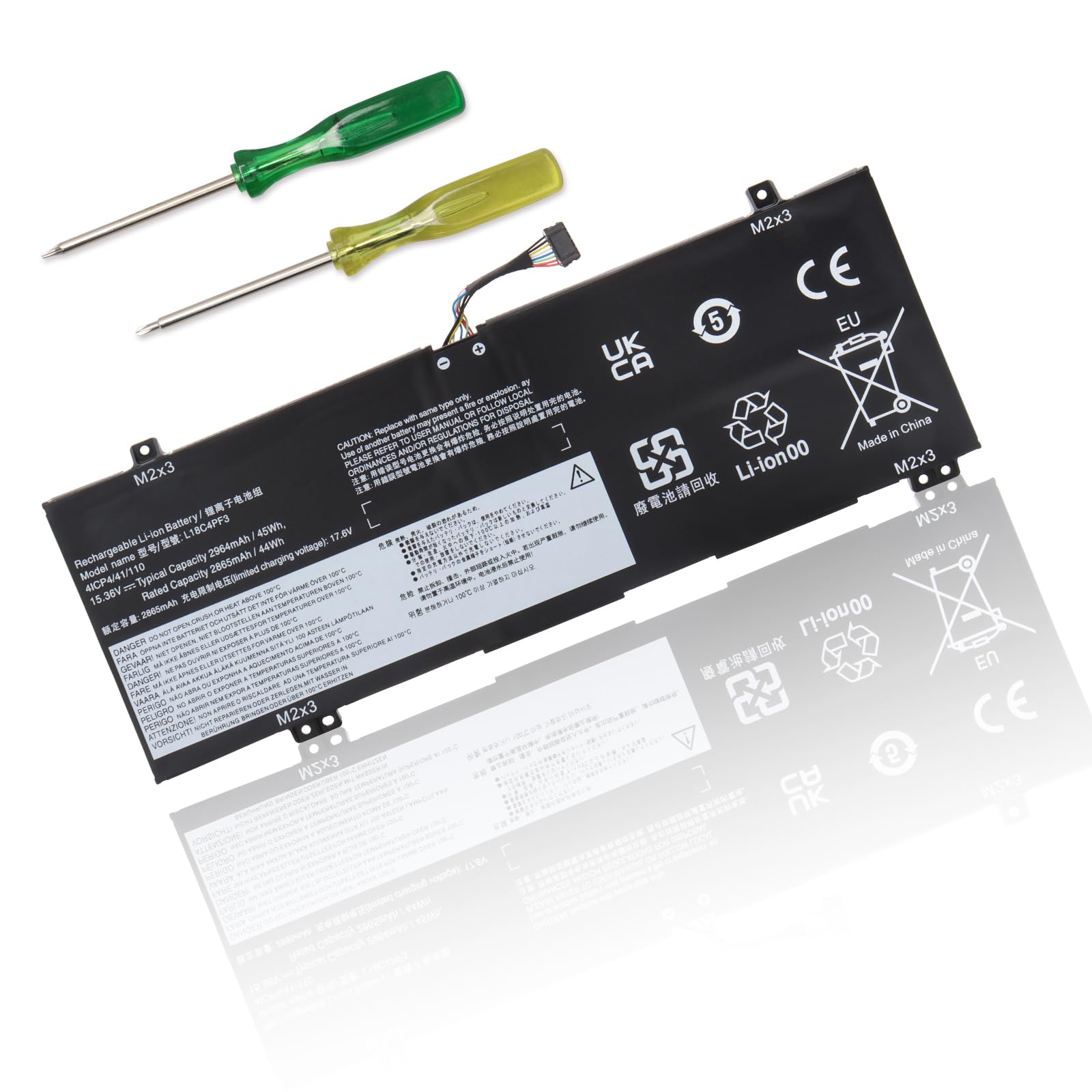 L18C4PF3 L18M4PF3 L18M4PF4 L18C4PF4 Laptop Batteria per Lenovo ideapad C340-14IML C340-14IWL C340-14API S540-14API S540-14IML S540-14IWL Flex-14IML Flex-14IWL Series 5B10T09077 15.36V 45WH