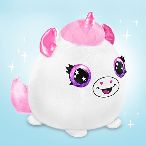Miniatura 11 de Canal Toys Personaliza el unicornio de peluche esponjoso mediano con aerógrafo. Decora, lava, repite. Personaliza tu propia felpa de arte en aerosol