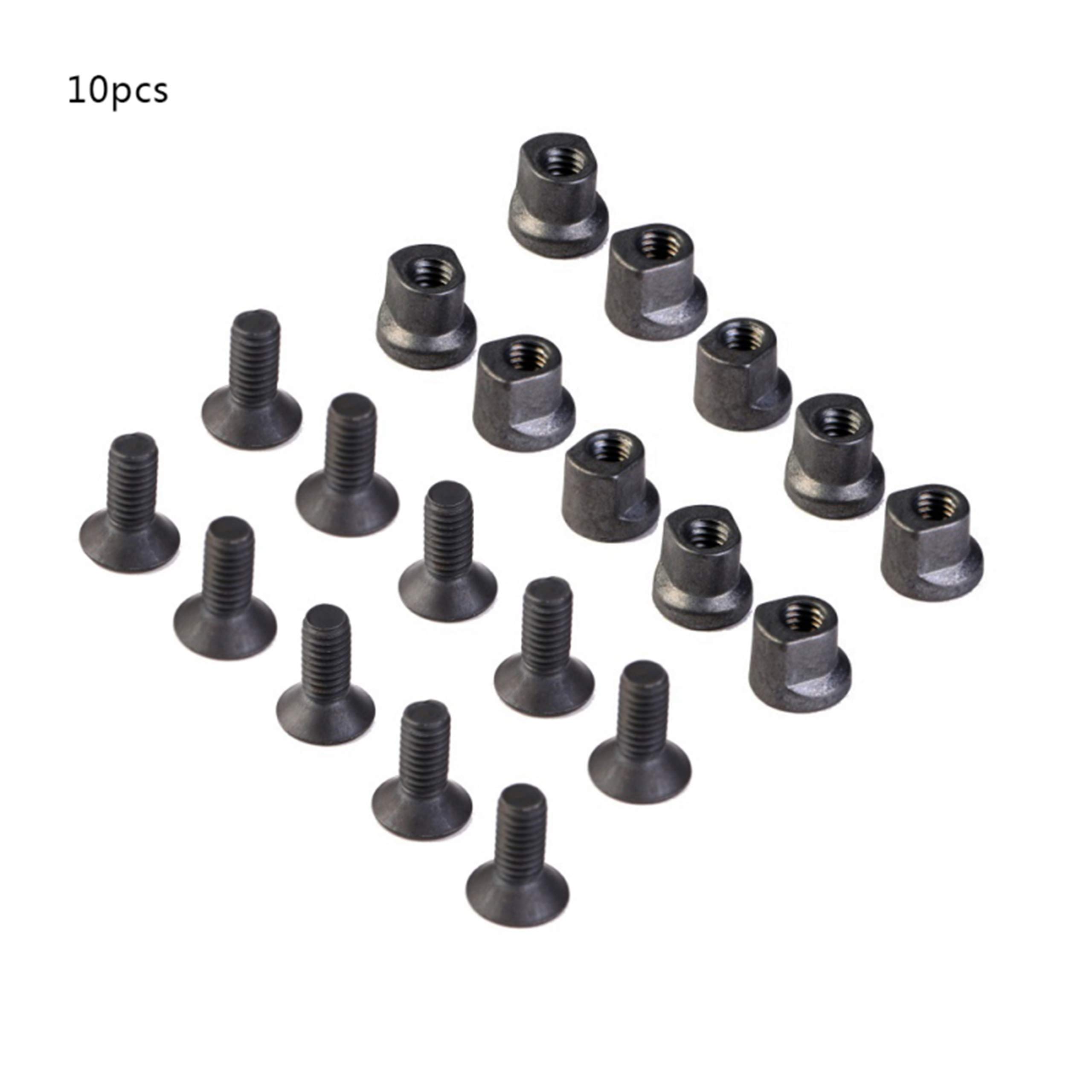 Viti MLOK Set 10 unità + 10 Dadi + Chiave a brugola Kit KeyMod e T-UTS bulloni per Airsoft e Accessori per Fucile Accessori Rail Picatinny e Weaver Armi Tattiche Caccia al mirino