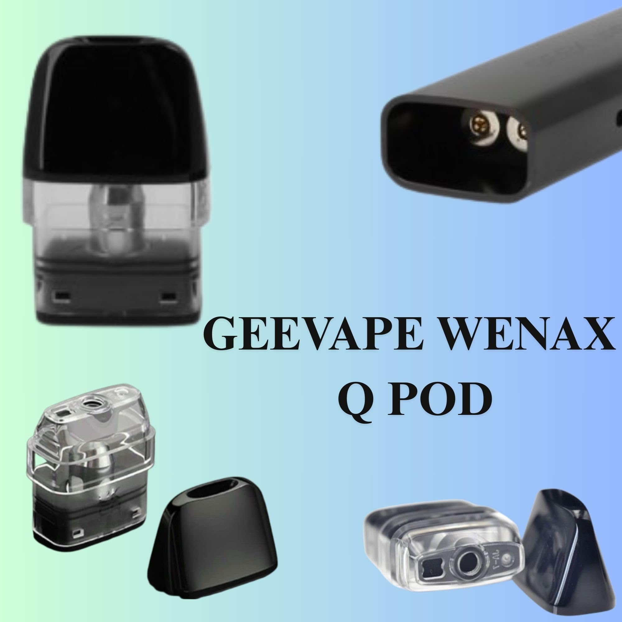 Geekvape Q Replacement Pod, Top Fill Design, Built-in Coils, Compatible with Sonder Q, Sonder Q2, Replacement Pod, 2ml Cartridge Capacity, No Nicotine, Pack of 3 (0.8ohm): Amazon.co.uk: Electronics & Photo Geekvape Q Replacement Pod, Top Fill Design, Built-in Coils, Compatible with Sonder Q, Sonder Q2, Replacement Pod, 2ml Cartridge Capacity, No Nicotine, Pack of 3 (0.8ohm): Amazon.co.uk: Electronics & Photo