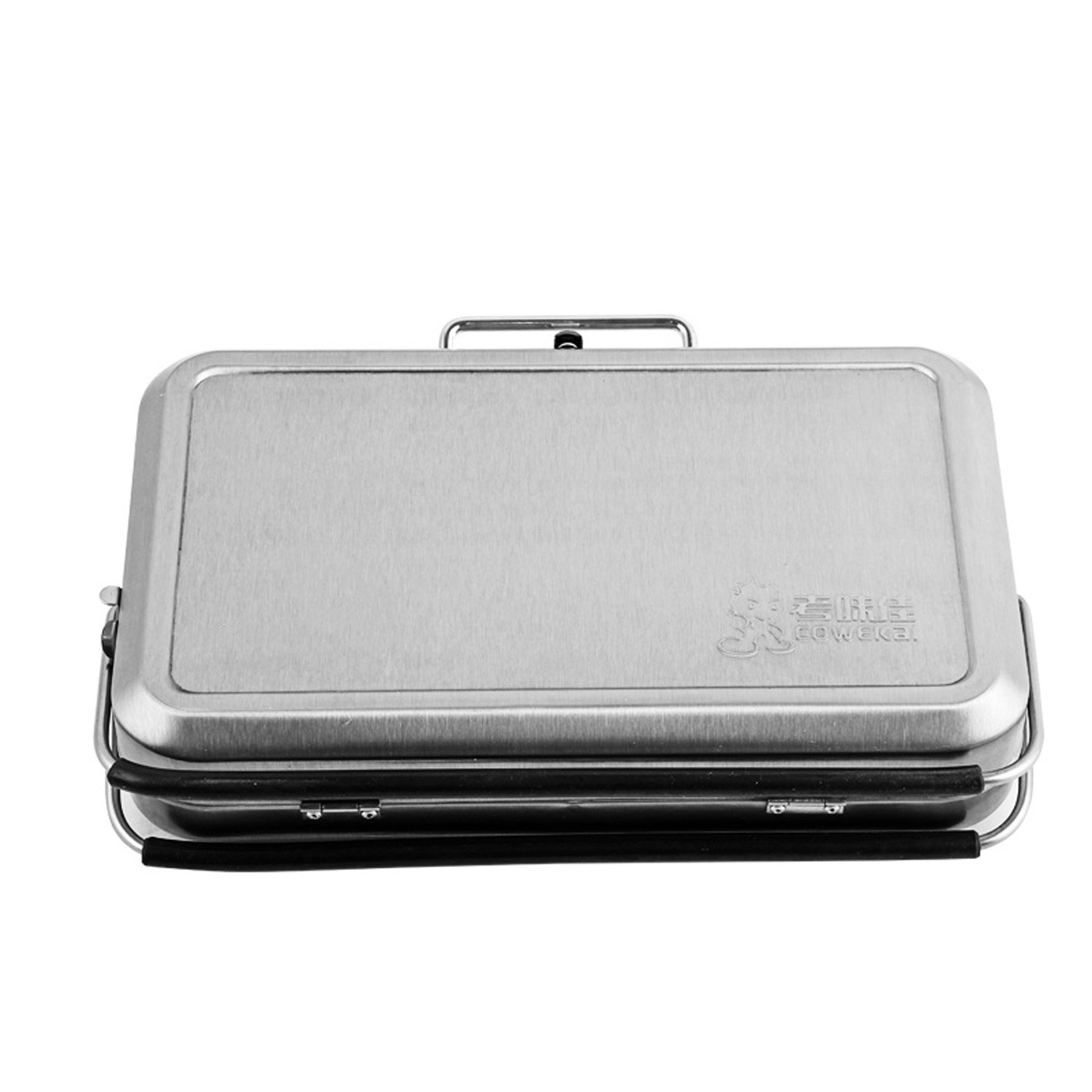 ★フォールディングテーブルトップステンレスグリル★鞄型コンロ★ミニBBQコンロ★ Amazon | ☆フォールディングテーブルトップステンレスグリル