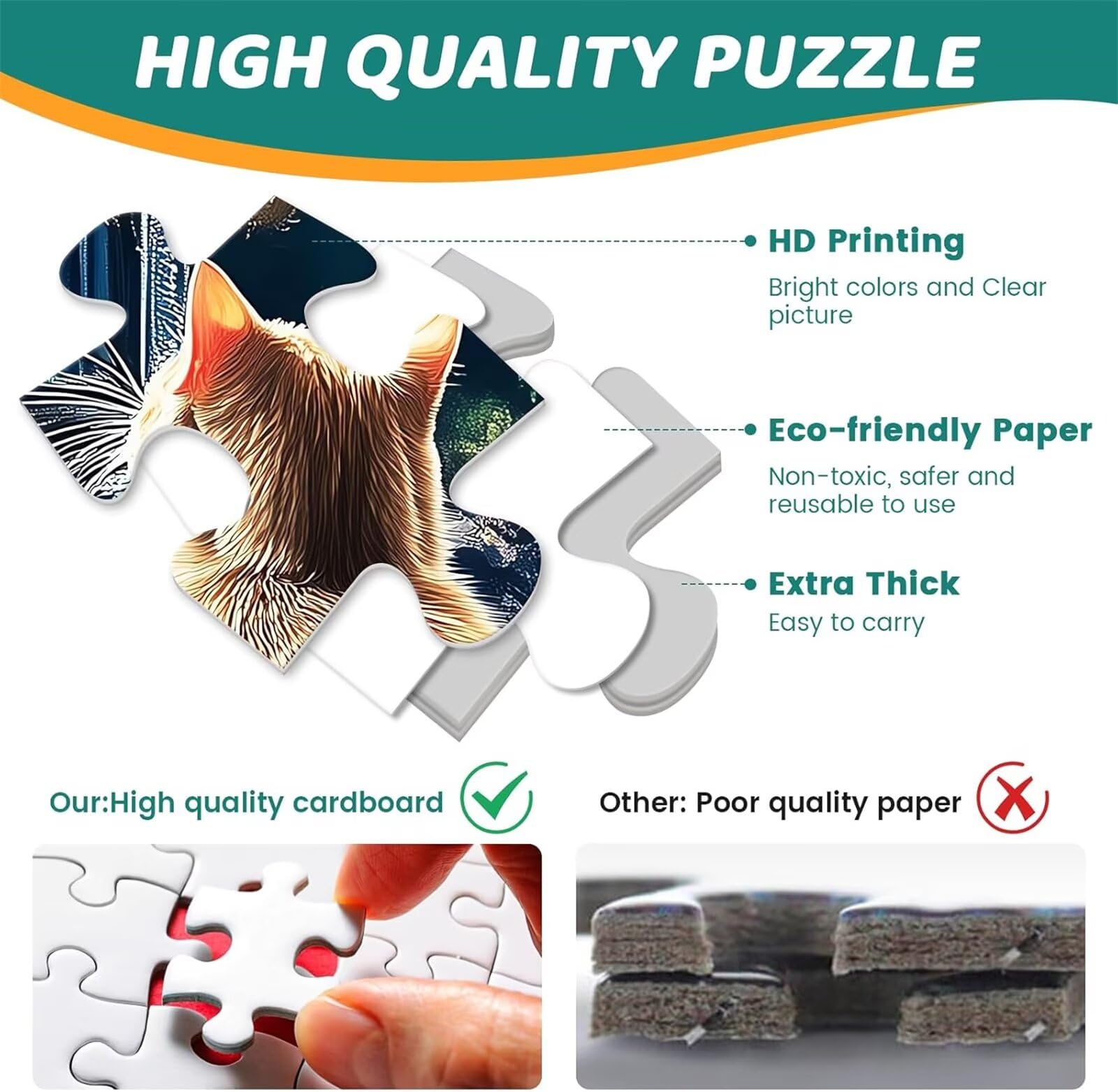 Puzzle dla dorosłych, 2000 elementów, oceaniczne puzzle, 2000 elementów, trudne zagadki, krajobraz, drewniane puzzle dla dorosłych, z pudełkiem do pakowania, puzzle dla całej rodziny, dekoracja