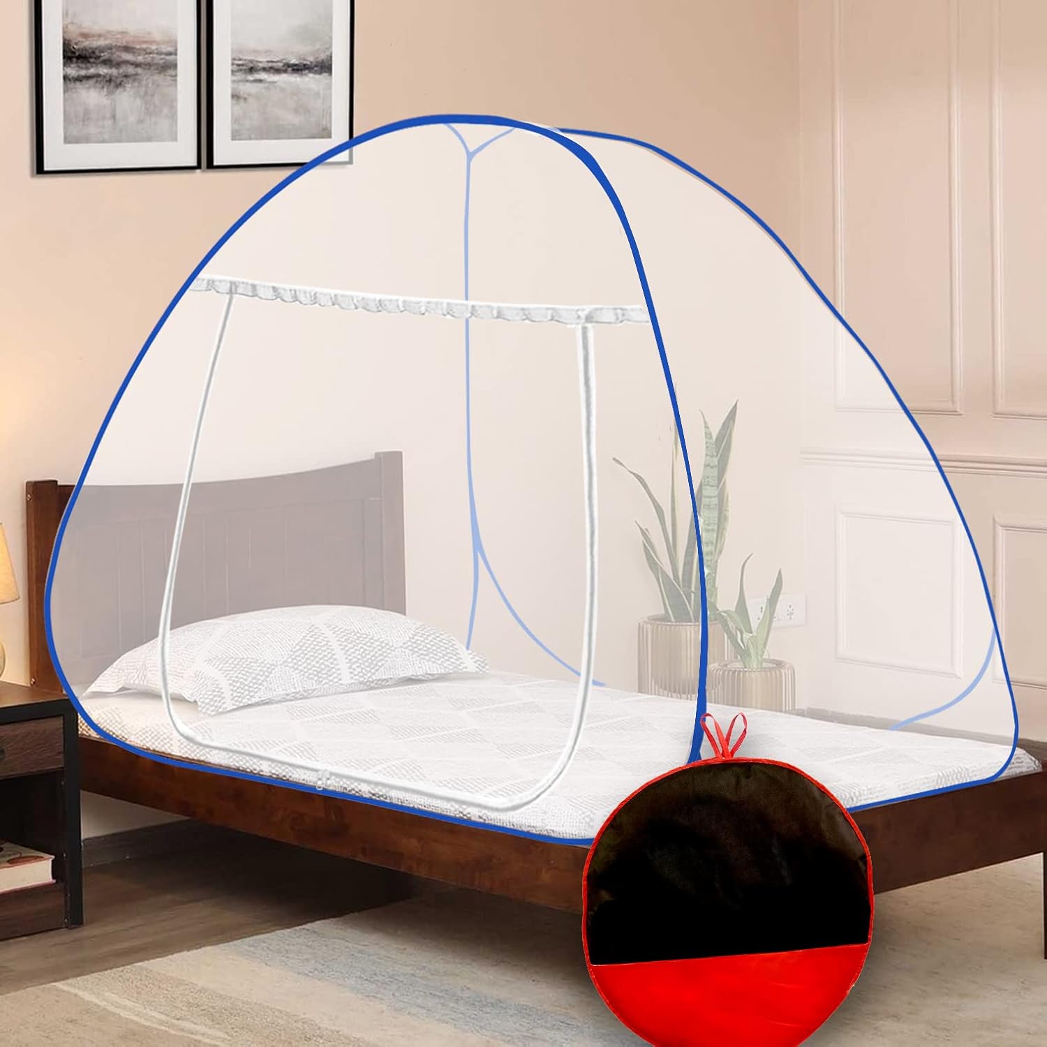 Mr. Right Mosquito Net for Single Bed (6.5x4ft), Machardani Protection