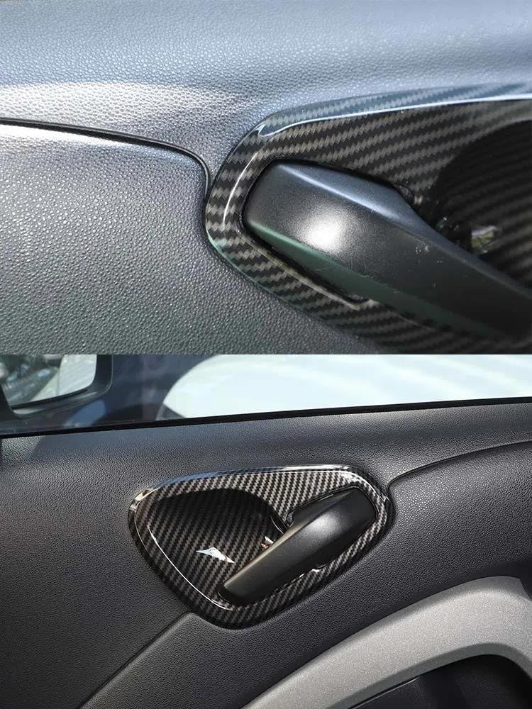 Türgriffe Innen (2 Stück) – Dekor-Abdeckungen Rahmenaufkleber Für Mercedes Benz Smart 451 Für Fortwo (2010–2015)