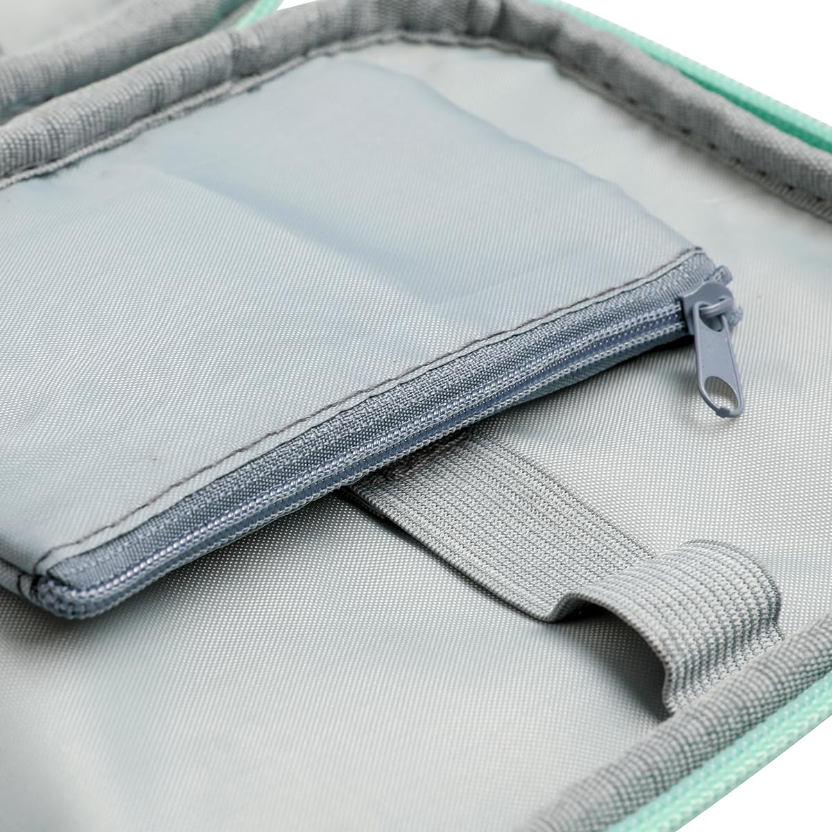 Häkelnadeltasche, Reißverschluss-Aufbewahrungstasche mit Webtaschen für Häkelnadeln/Strickzubehör/Häkelnadel-Set, leicht, einfach zu halten