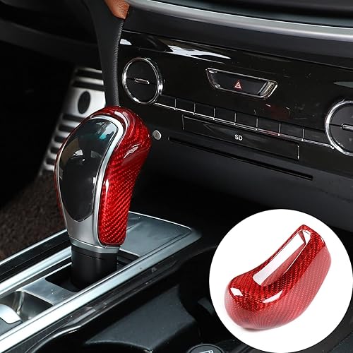 Miniatura 3 de Cubierta para la cabeza de la perilla de la palanca de cambios compatible con Maserti Levante, Ghibli, President 2013-2018  Protector de decoración