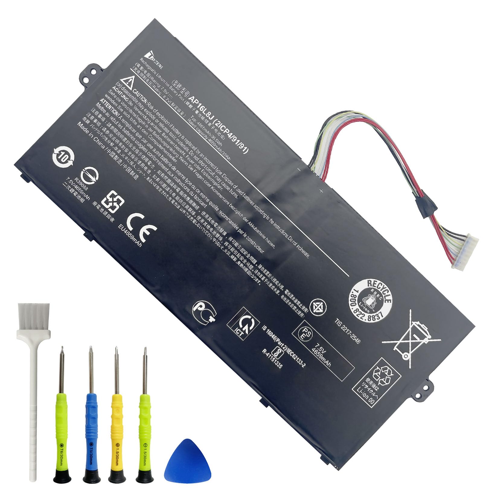 Amazon.com: TAVZENL AP16L8J Battery Replacement for Acer
