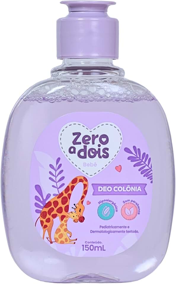 Zero a Dois, Colônia Infantil, Aroma Baby Lavanda, 150ml