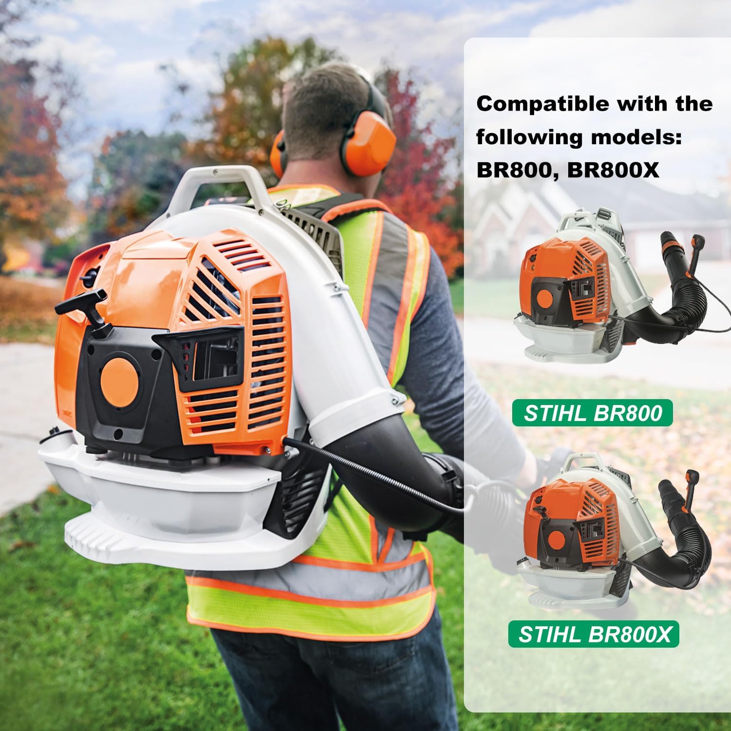 1PCS 42831904001 Recoil Pull Starter Assembly for Stihl Model BR800 BR800X Backpack Leaf Blower Parts