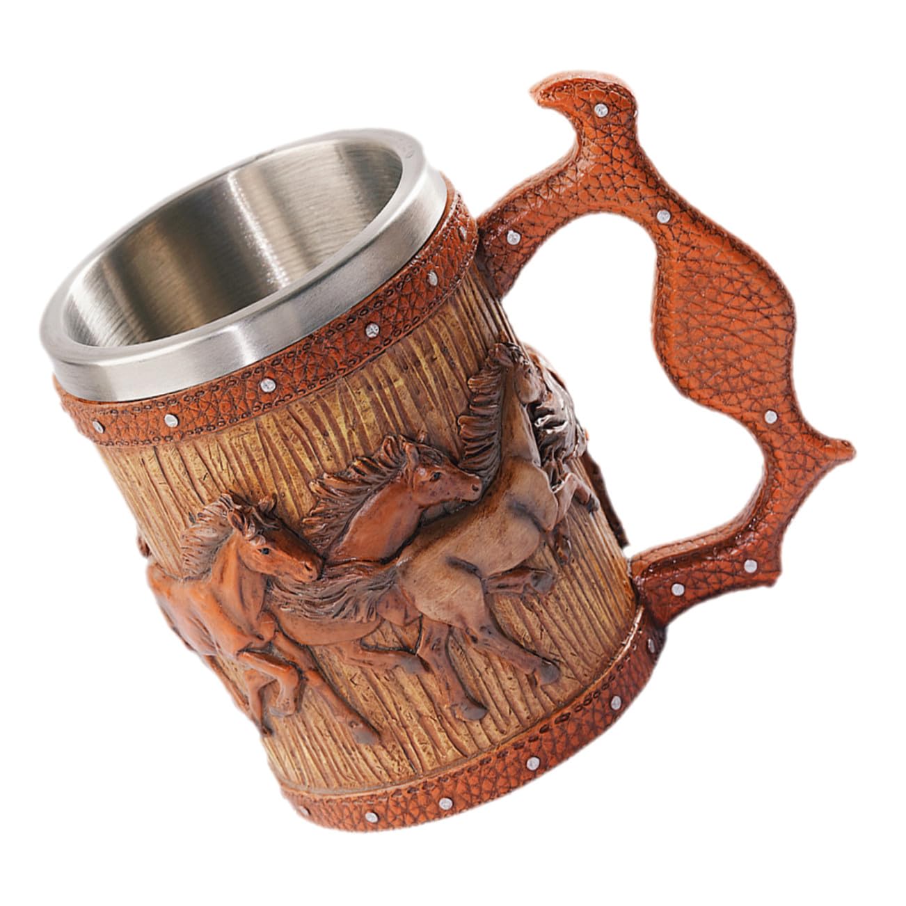 Tasse décorative unique viking en résine le cadeau créatif pour les amateurs