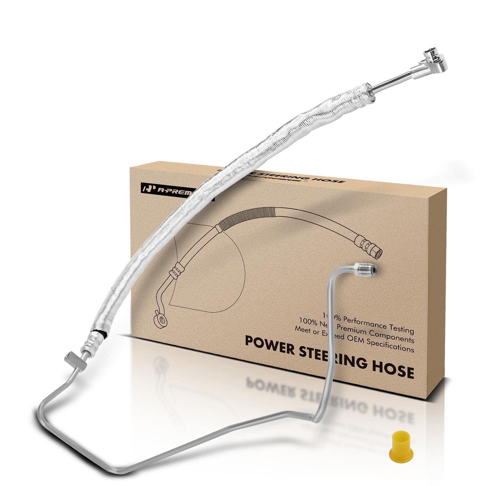 A-Premium Power Steering Hose Pressure Line Hose Assembly Compatible with Acura RL 2005-2012 V6 3.7L
