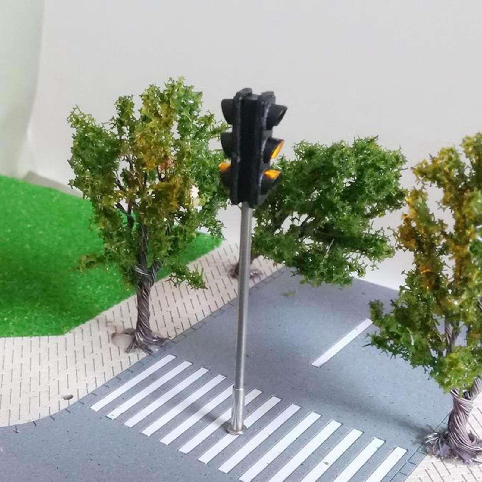 FASHIONMYDAY Miniature Traffic Signal Light Model Realistic Design LED Light for Diorama | Toys & Hobbies | Model Railroads & Trains | HO Scale | Parts & Accessories | Lamps & Lights-image-48