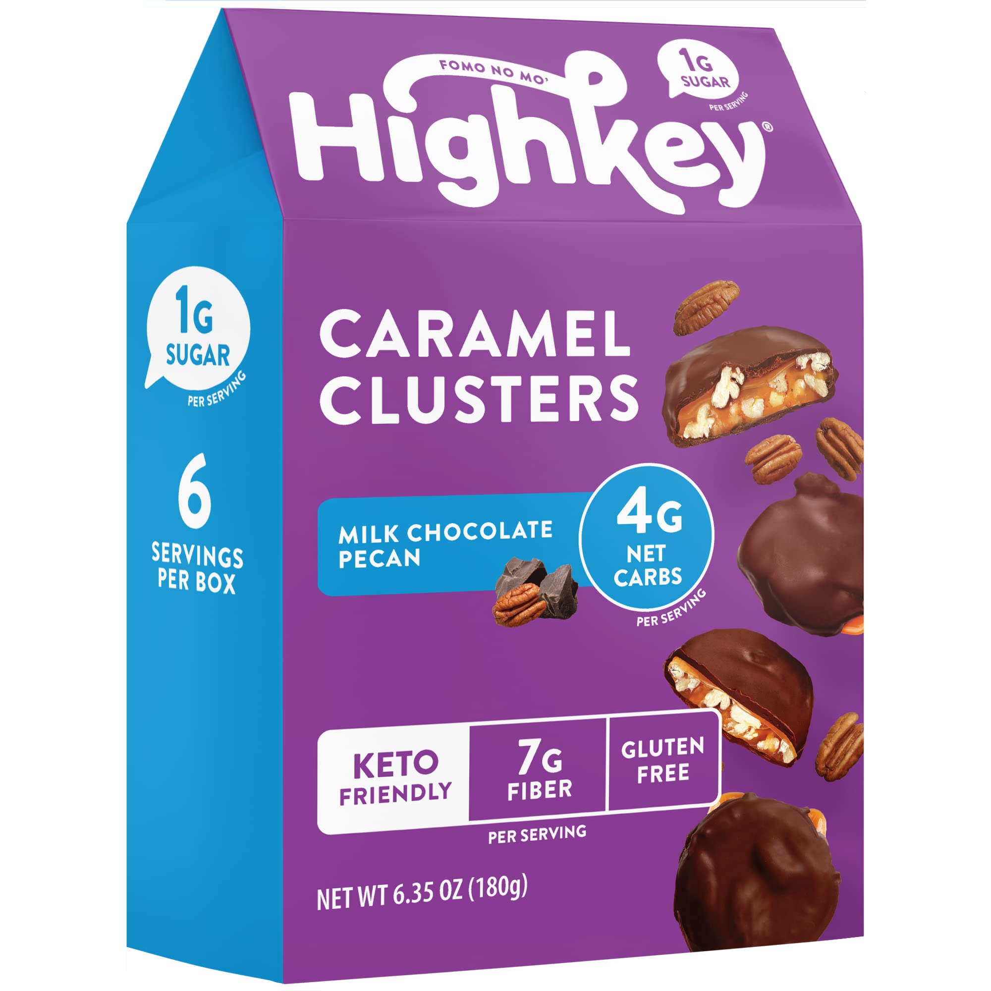Buy HighKey Sugar Free Chocolate Candies Keto Snack Milk Chocolate