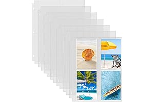 30 Pack Photo Sleeves for 3 Ring Binder - 3.5 x 5...