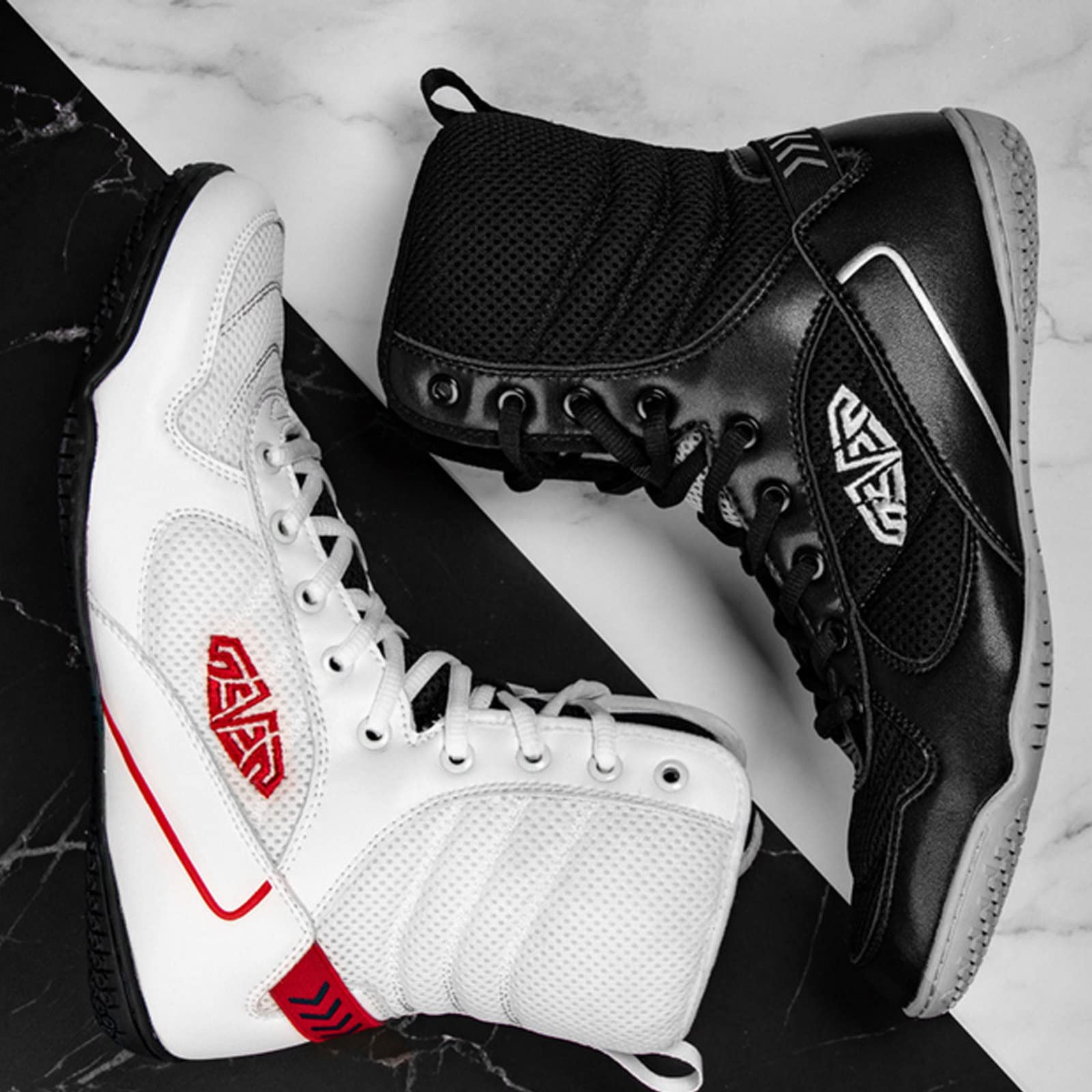 Amazon.co.jp: プロのメンズボクシングシューズ 滑り止めレスリング