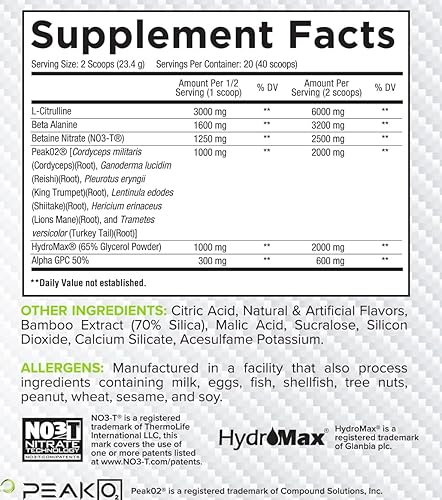 Miniatura 9 de Core Nutritionals Bomba de espectro completo no estimulante pre-entrenamiento (masticables de frambuesa australiana)