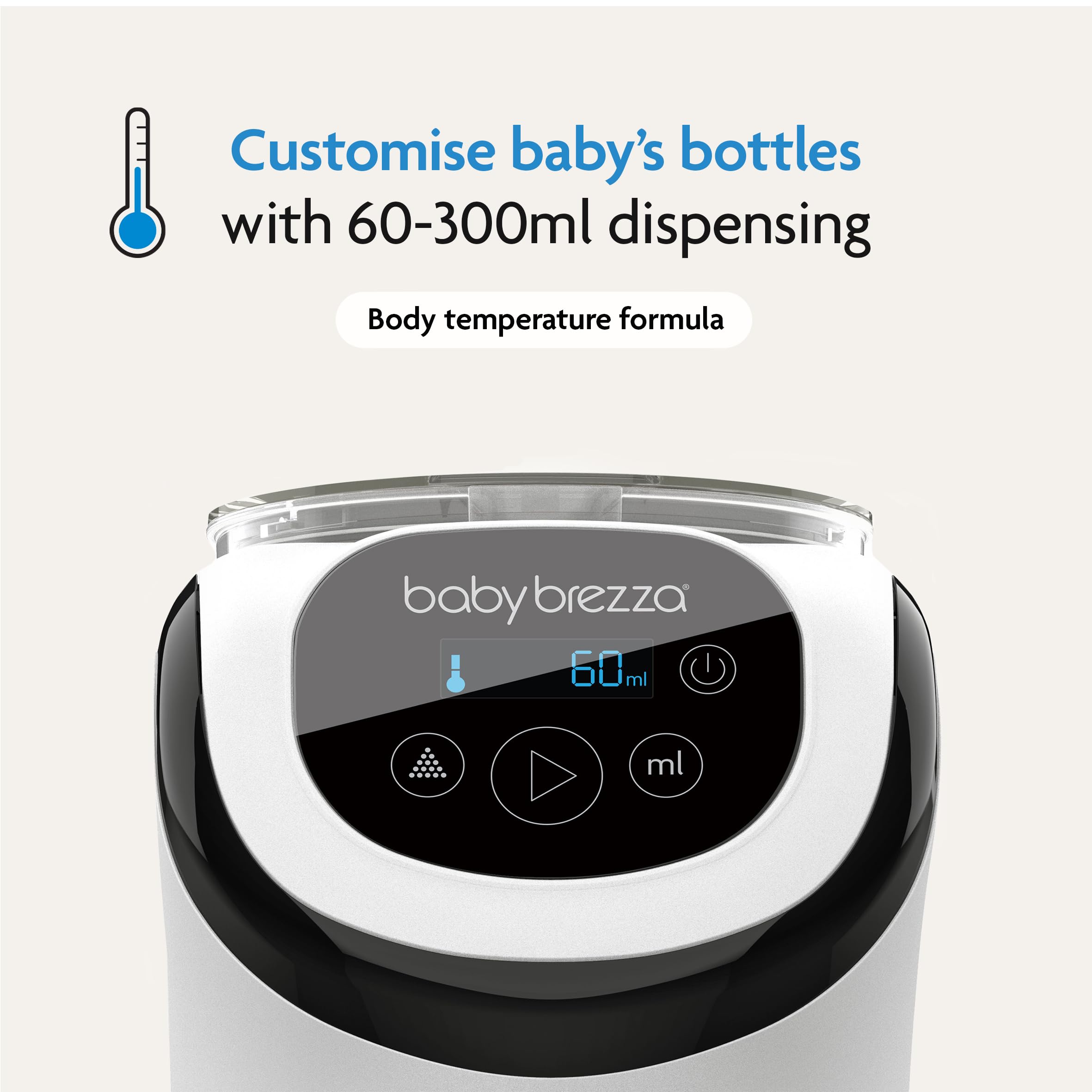 Baby Brezza Formula Pro Mini fabricante de fórmulas para bebés – Máquina mezcladora de fórmula para bebés pequeña se adapta a espacios pequeños y es portátil para viajes – Los fabricantes de biberones