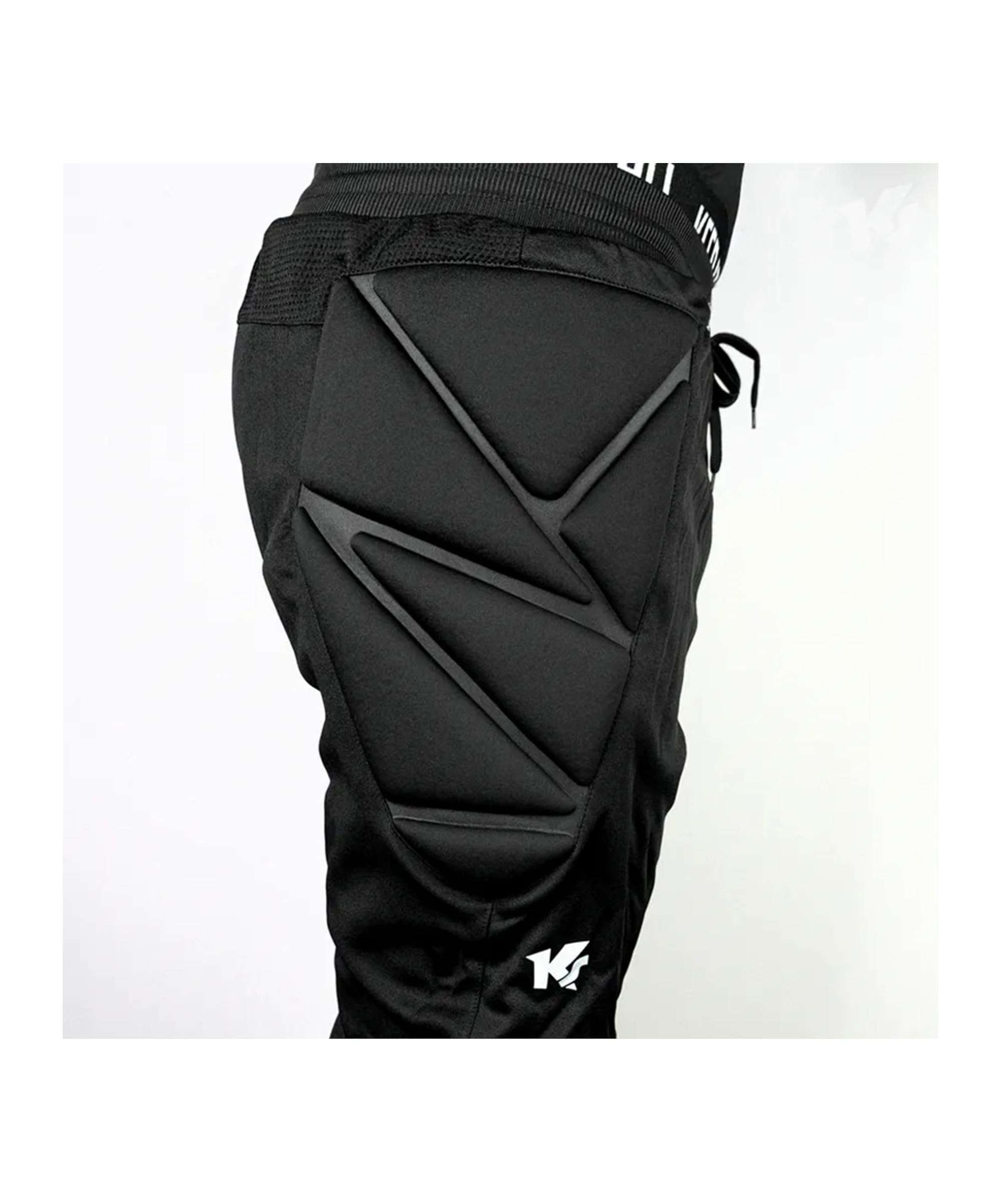 KEEPERsport - gepolsterte Profi Torwarthose - für Erwachsene und Kinder - Torwartkleidung für Training und Spiel - Größe 128-XXL - Farbe schwarz
