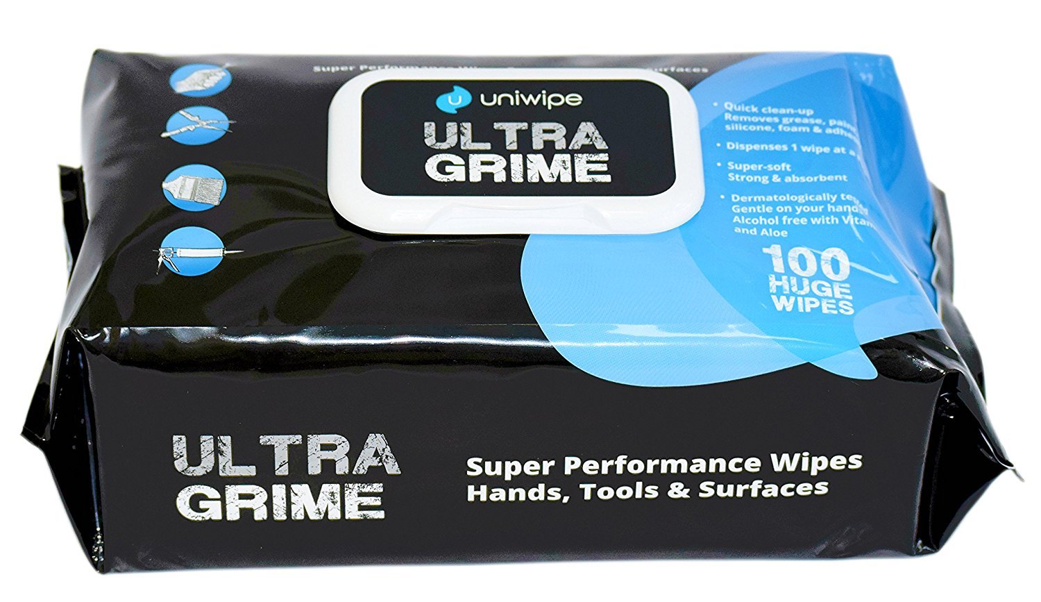 UNIWIPE ULTRAGRIME cleaning cloth, 100 pieces