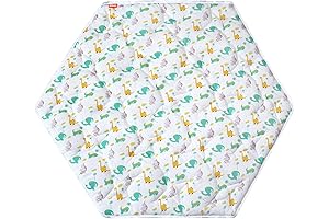 Hexagon Dinosaur Play Mat Rug