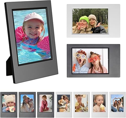Vista 15 de CAIYOULE Mini portarretratos de 2.15 x 3.4 pulgadas para películas Fujifilm Instax Mini de 3 pulgadas, marco Polaroid de PC para almacenamiento