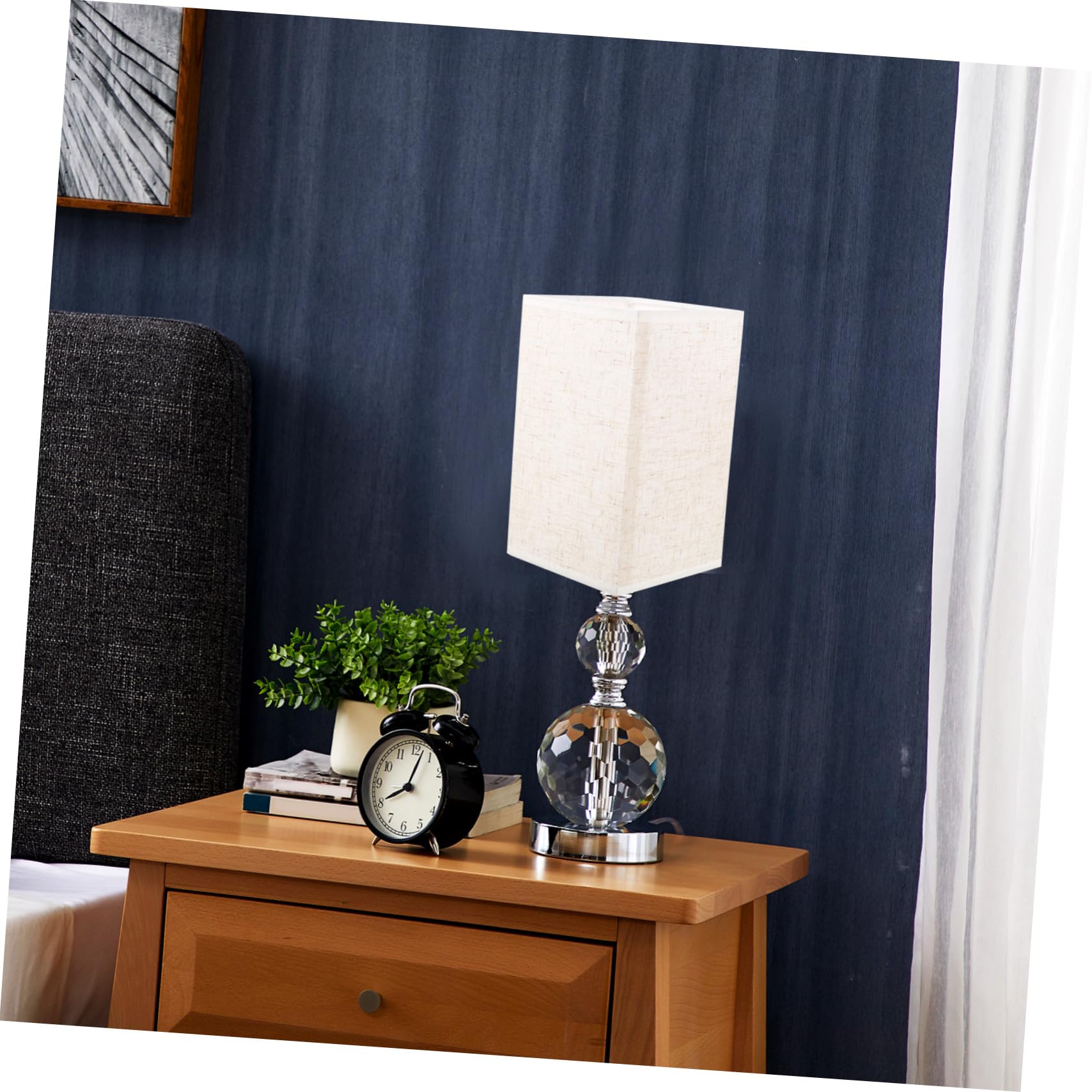 DOITOOL Pantalla de Lámpara de Pared Cilíndrica de Tela Resistente para Lámparas de Mesa Pie en Dormitorios y Oficinas