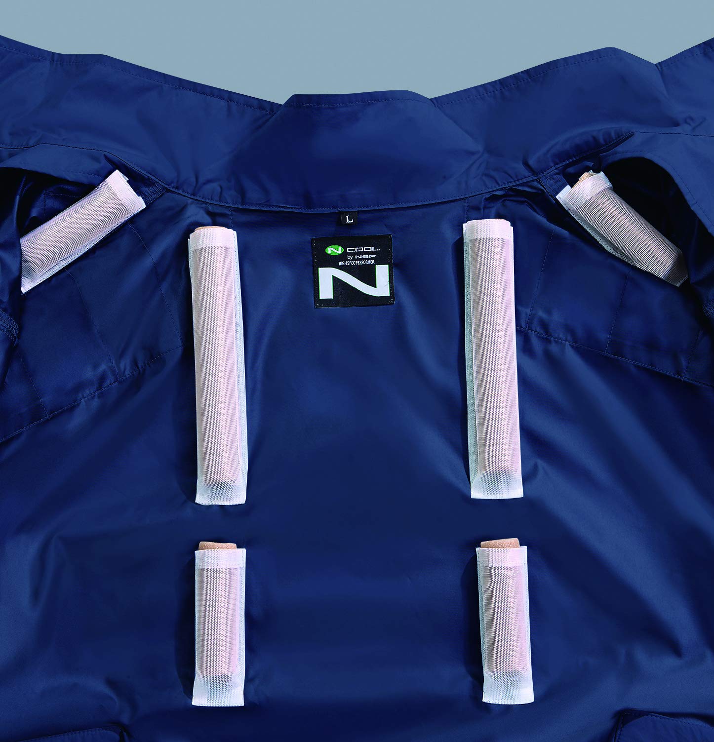 Amazon.co.jp: NSP 空調服 Nクールウェア NA-2011 服単体 長袖 立ち襟