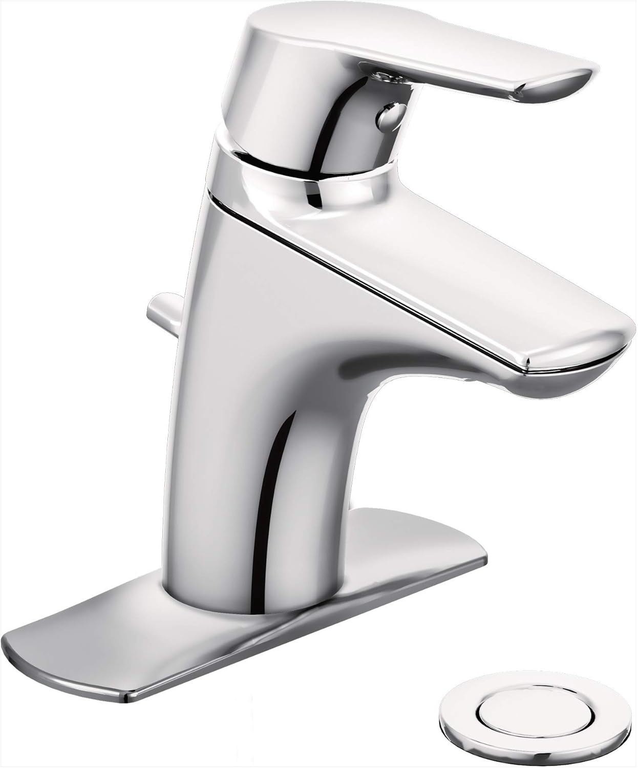 Moen 6810 Method One-Handle Low Arc Bathroom Faucet, 1 count, Chrome