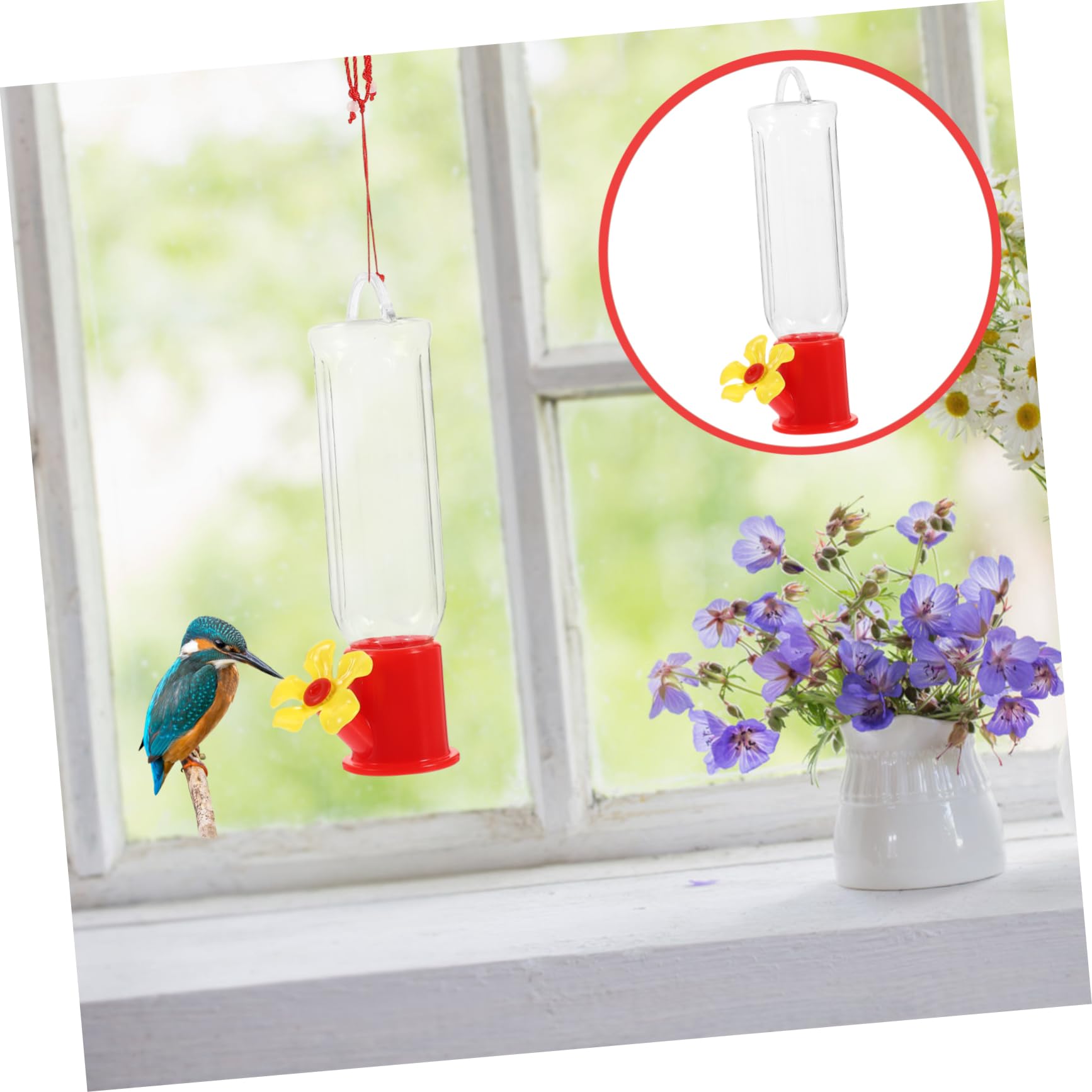 Sosoport 12stücke Hängender Vogelfutterspender Dekorative Futterstation Aus Strapazierfähigem Kunststoff Für Garten Balkon Und Terrasse Für Wildvögel Wetterfest Und Bruchsicher
