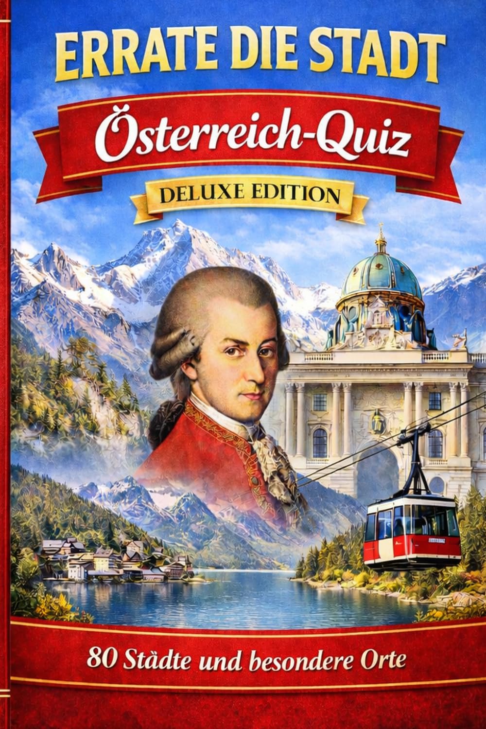 Errate die Stadt Österreich Quiz: Österreich-Quiz Deluxe Edition: 80 Städte und besondere Orte in Österreich