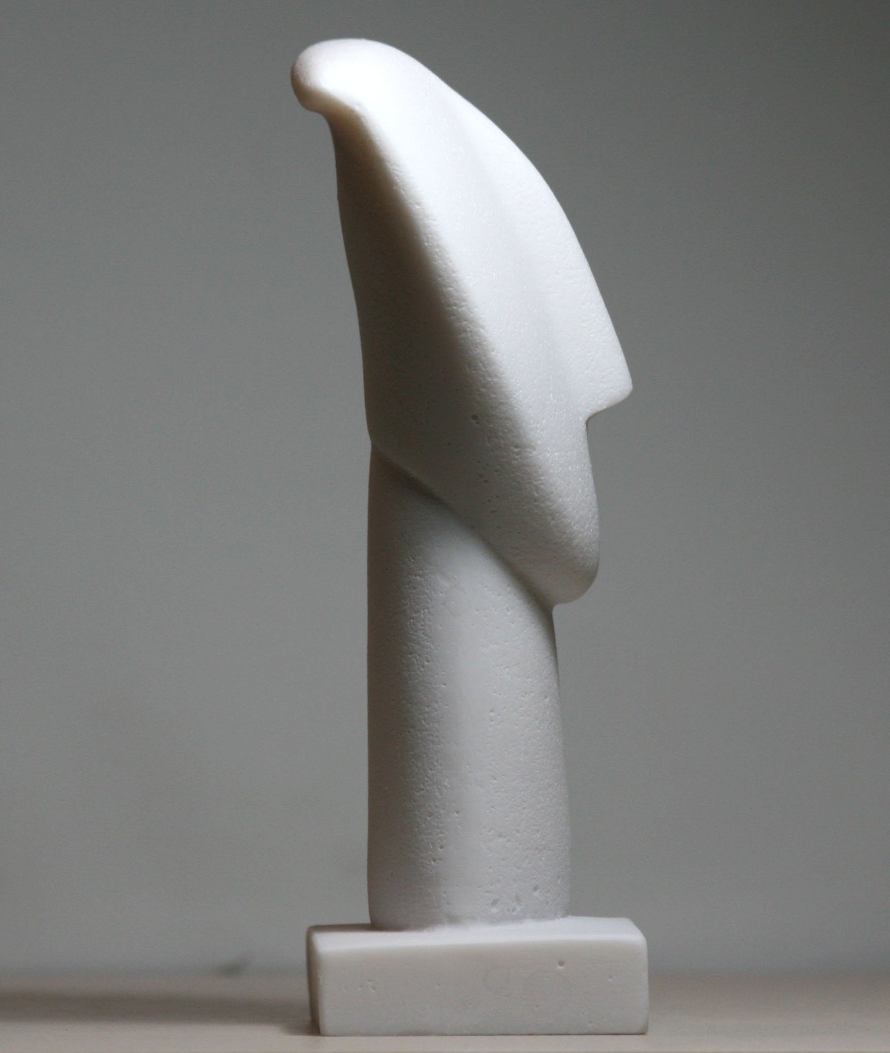 greekartshop Figura de la cabeza de las Cícladas ídolo griego de arte moderno museo, 17,5 cm