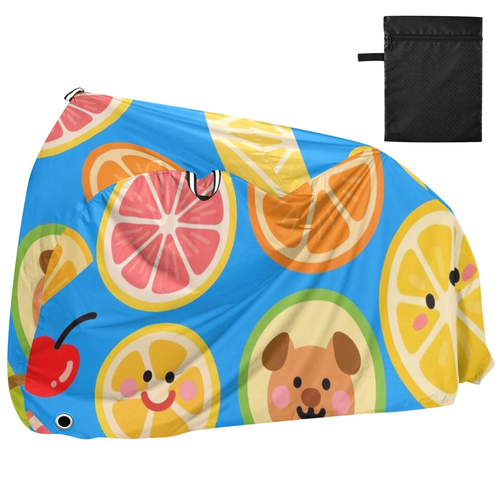 Fruit Bike Cover Outdoor Wasserdicht Outdoor Regenschutz Fahrrad-Zubehör
